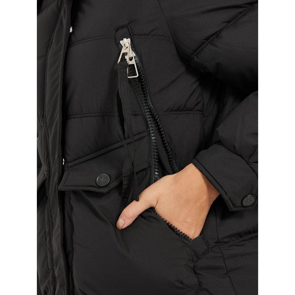 Styli Regular Fit Longline Padded Coat with Hood-women-clothing-coatsandjackets-coats-image-4