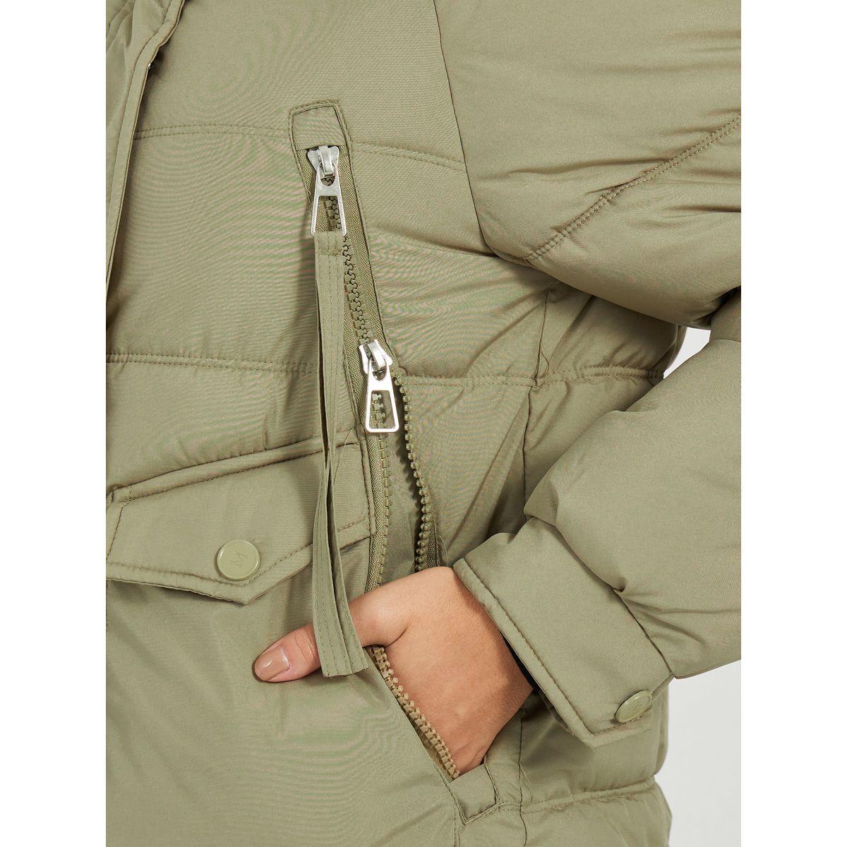 Styli Regular Fit Longline Padded Coat with Hood-women-clothing-coatsandjackets-coats-image-4
