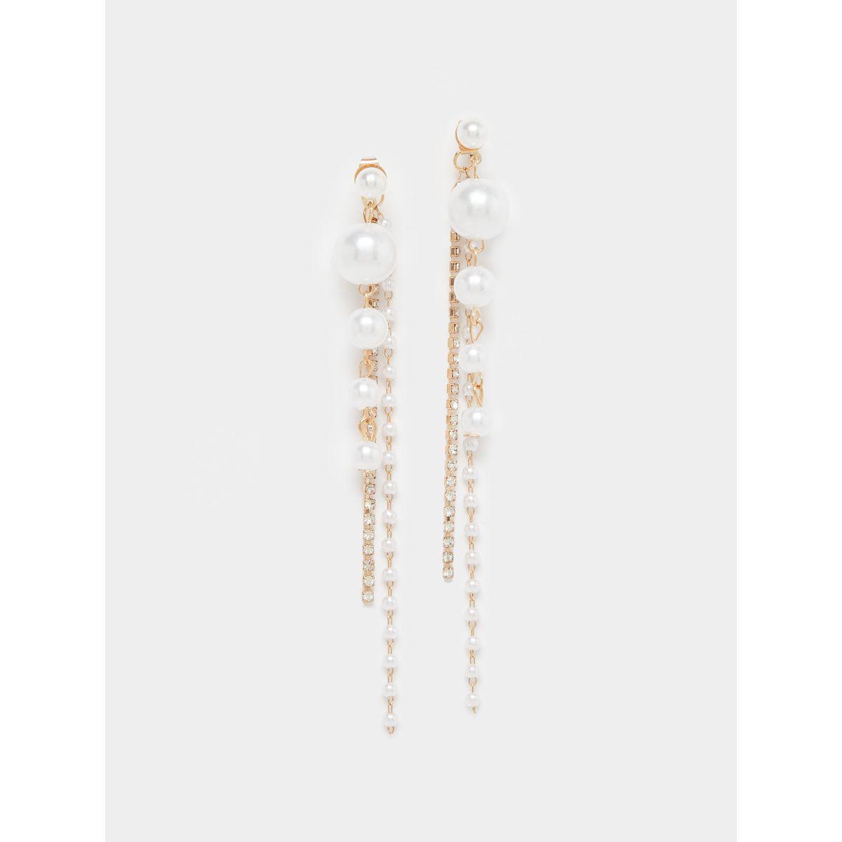 اقراط اذن متدلية بلؤلؤ صناعي-women-watchesandjewellery-jewellery-earrings-image-1