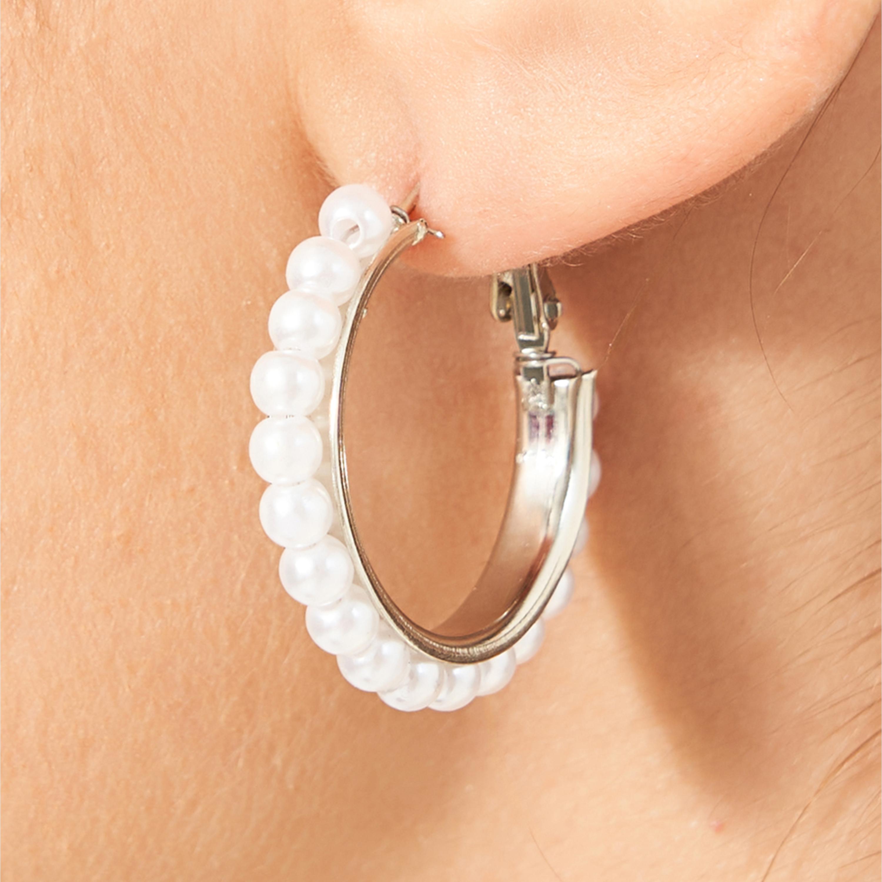 Styli Set of 6 - Textured Earrings-women-watchesandjewellery-jewellery-earrings-image-2