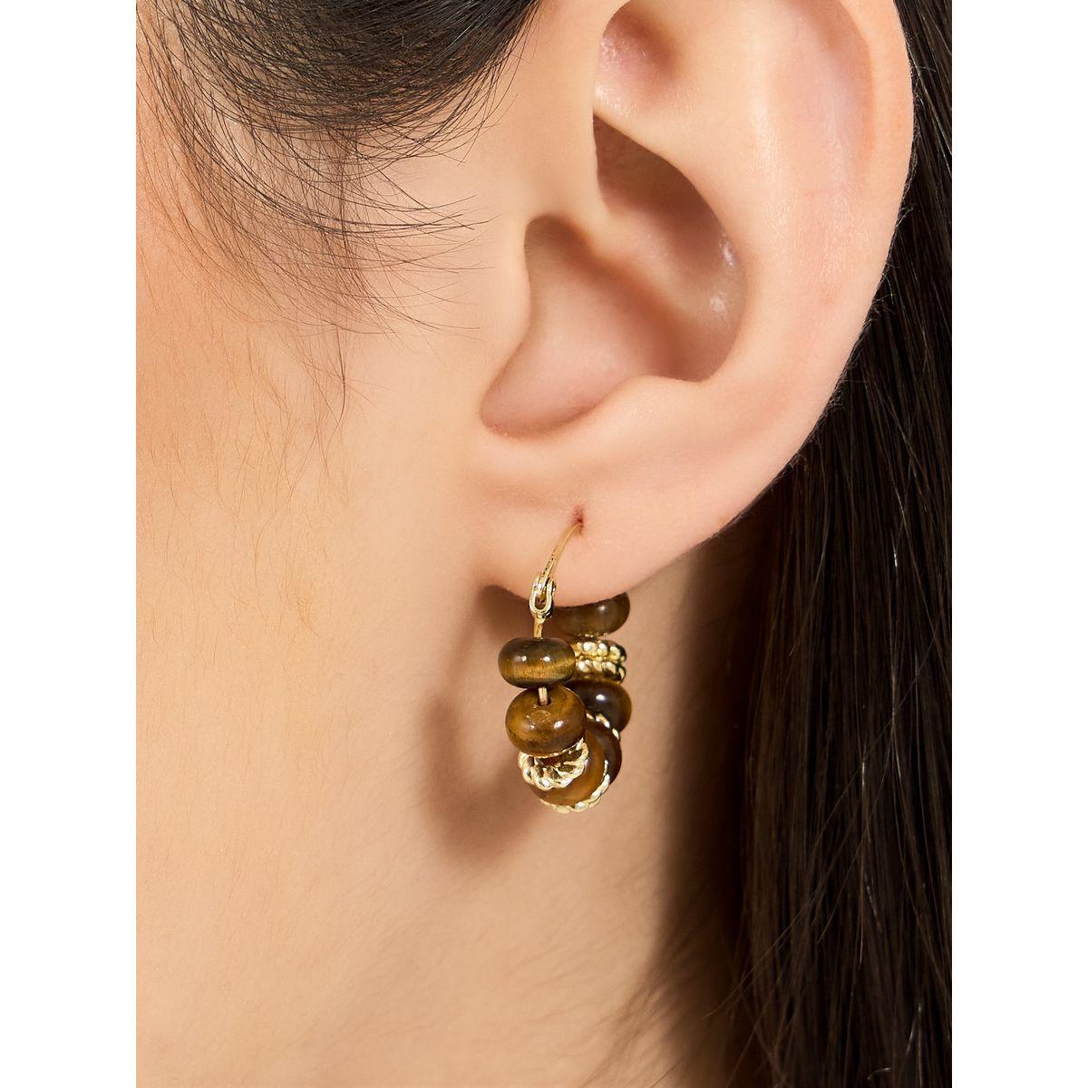 Styli Beaded Hoop Earrings-women-watchesandjewellery-jewellery-earrings-image-2