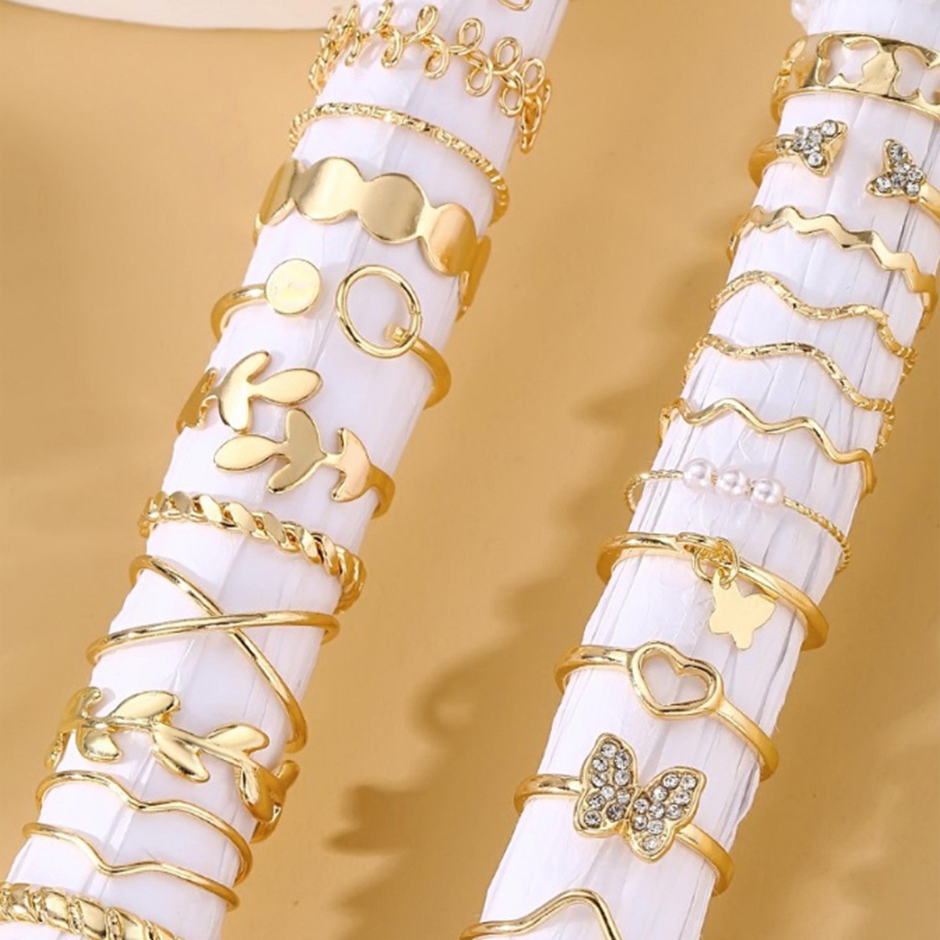 Styli Set of 24 - Textured Assorted Rings-women-watchesandjewellery-jewellery-rings-image-6