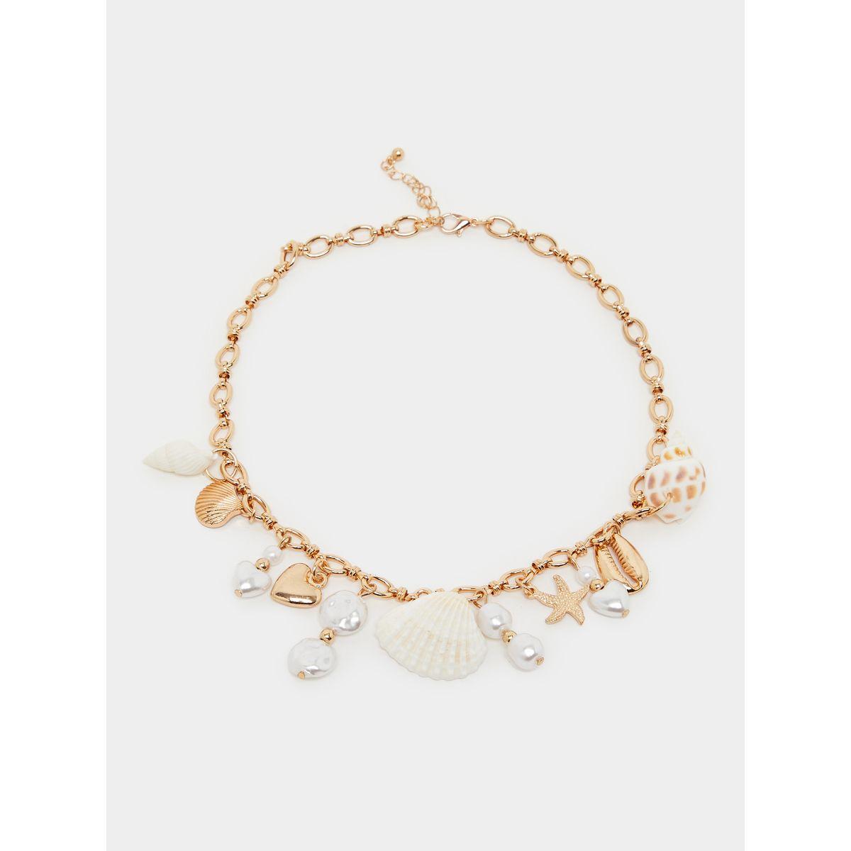 Styli Shell Charm Anklet-women-watchesandjewellery-jewellery-anklets-image-2