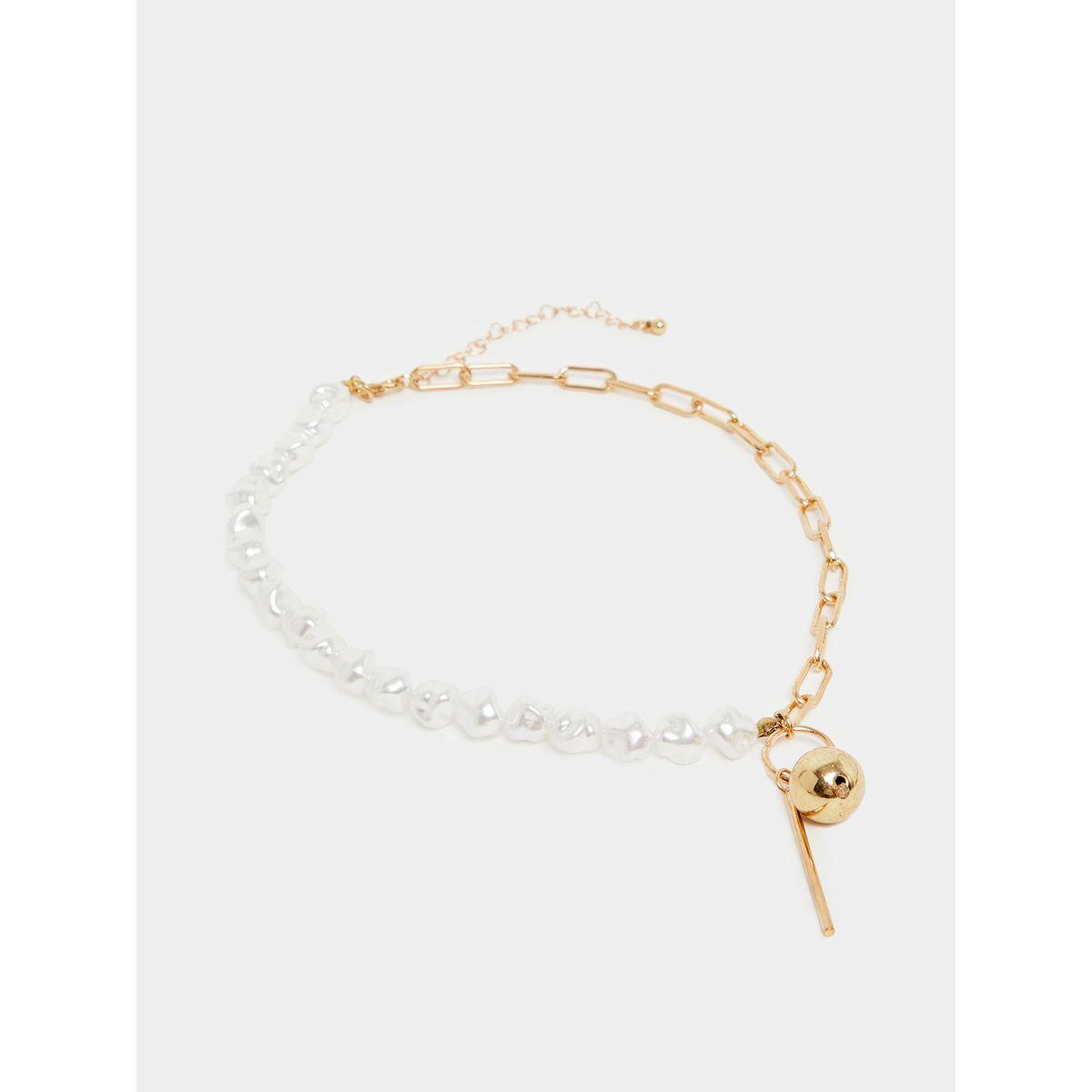Styli Set of 2 - Faux Pearl Accent Chain Necklace-women-watchesandjewellery-jewellery-necklacesandpendants-image-4