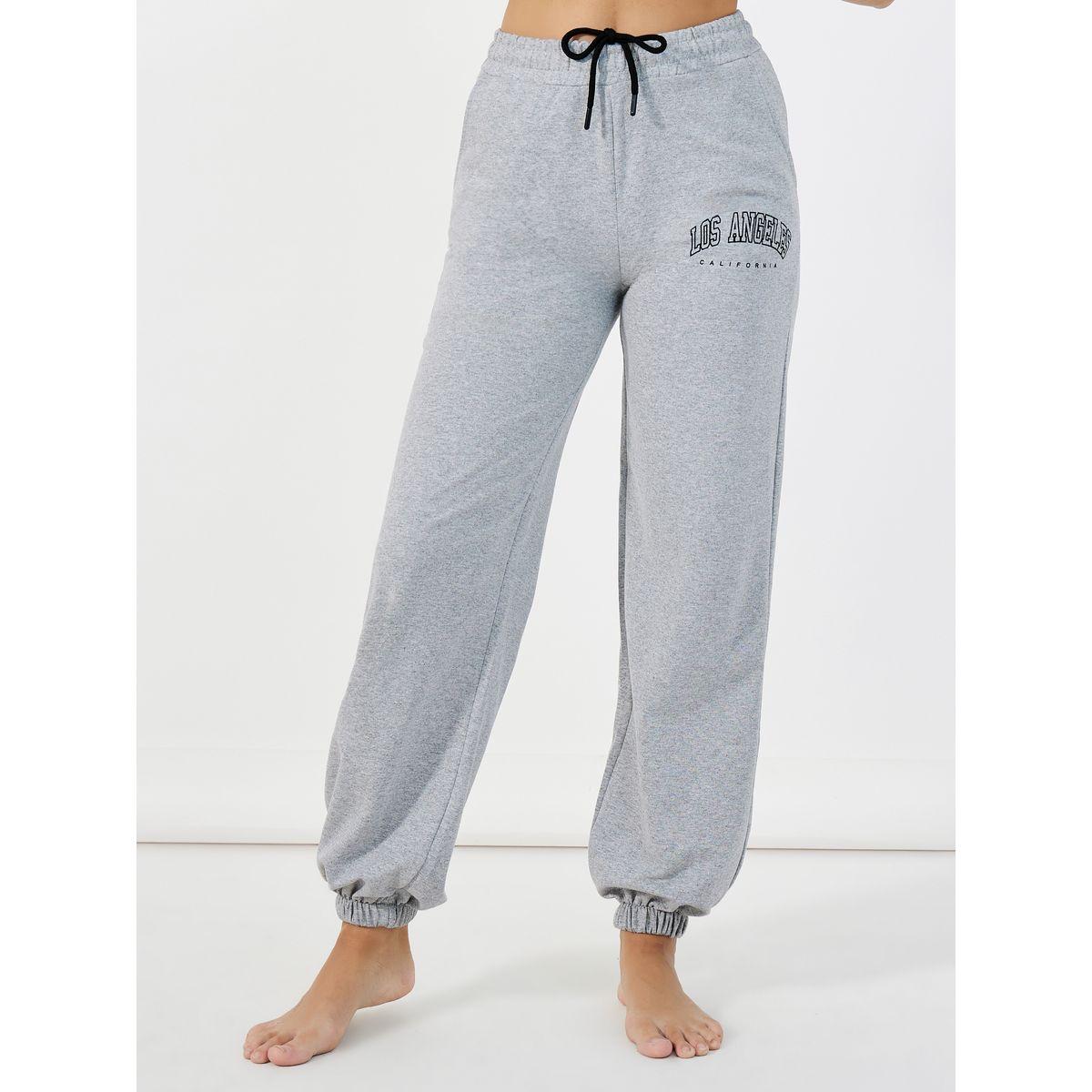مجموعة من جوغر مع بلوزة بأكمام ريجلان-women-clothing-coordsets-image-6