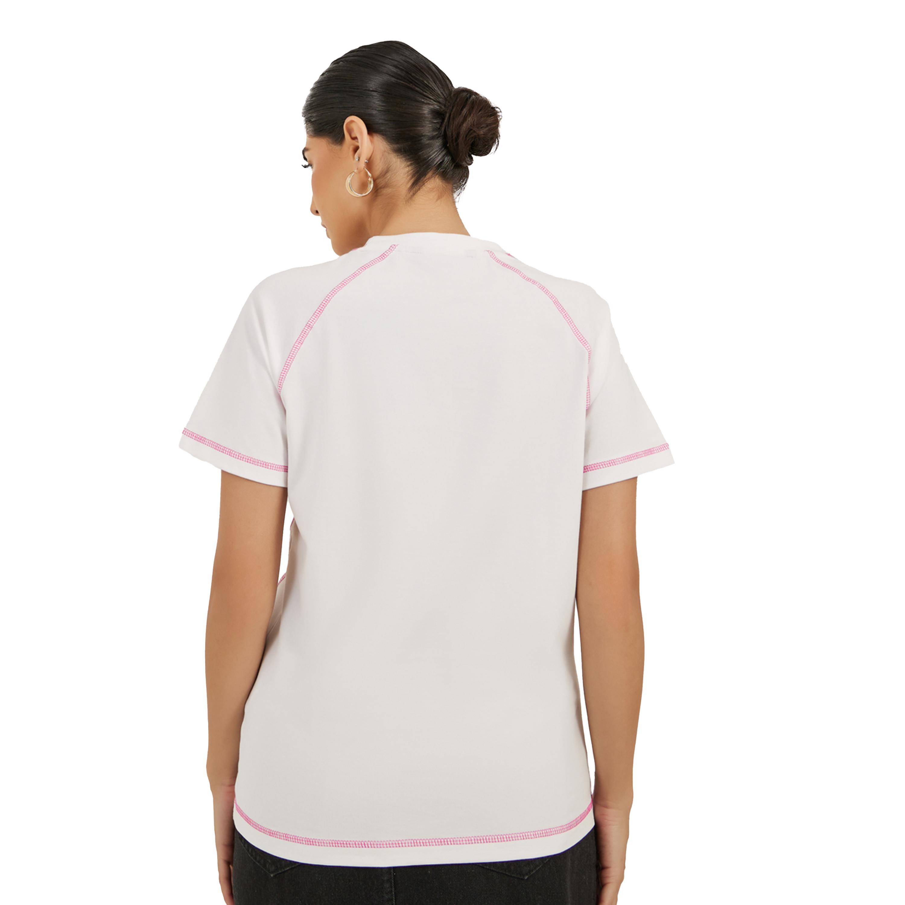 Styli Slogan Print Raglan Sleeves Regular Fit T-Shirt-women-clothing-tshirts-image-5