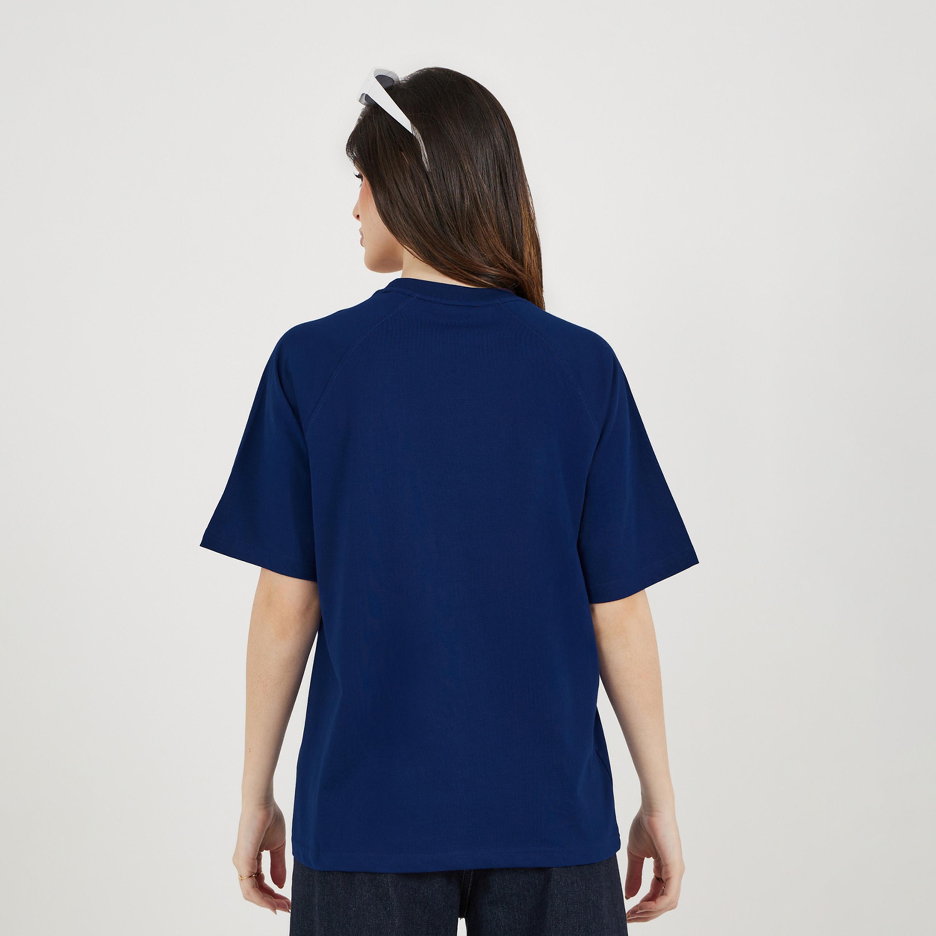Styli Pretty Slogan Print Raglan Sleeve Oversized T-Shirt-women-clothing-tshirts-image-4