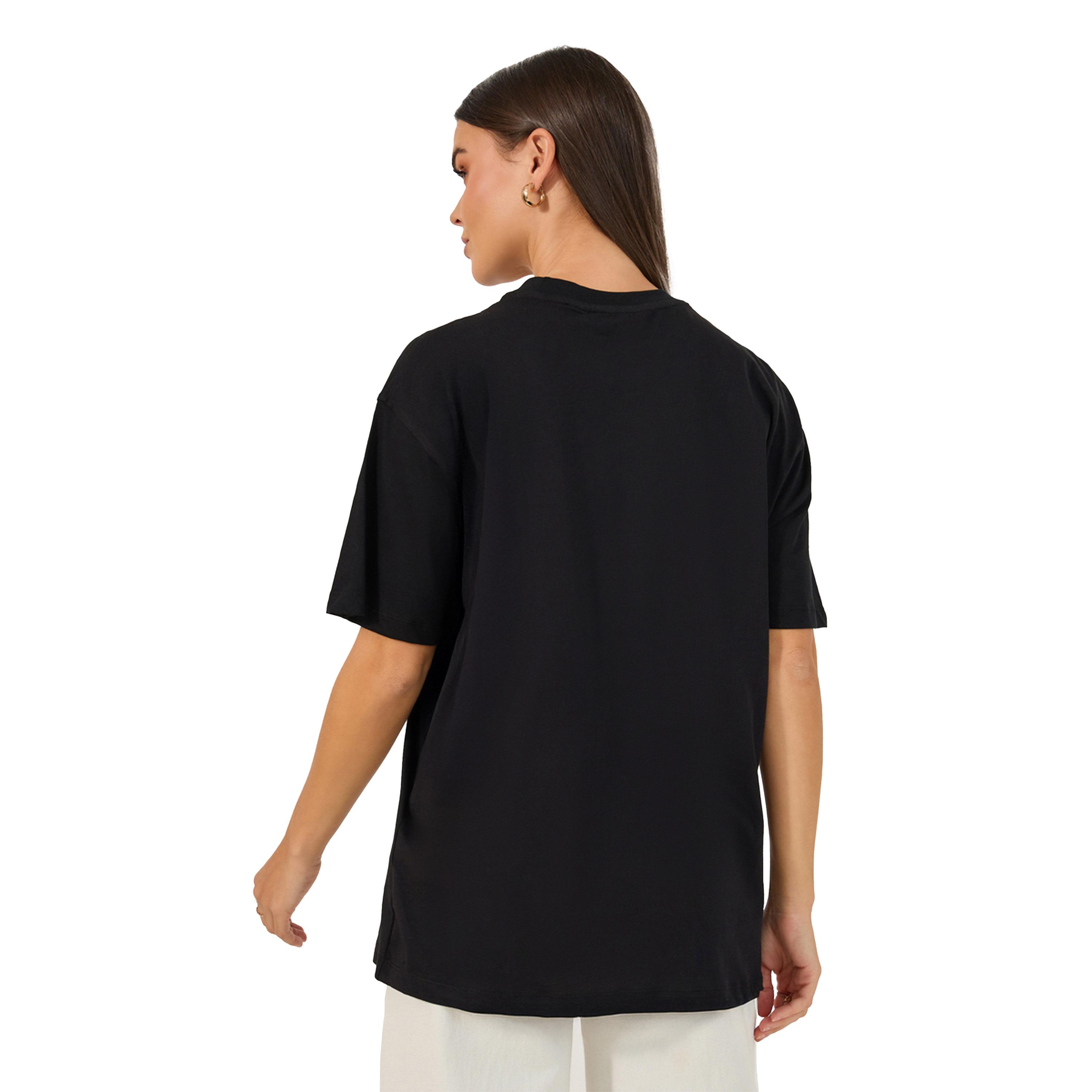Styli Printed Short Sleeve Oversized Round Neck Longline T-shirtâ€‹-women-clothing-tshirts-image-4