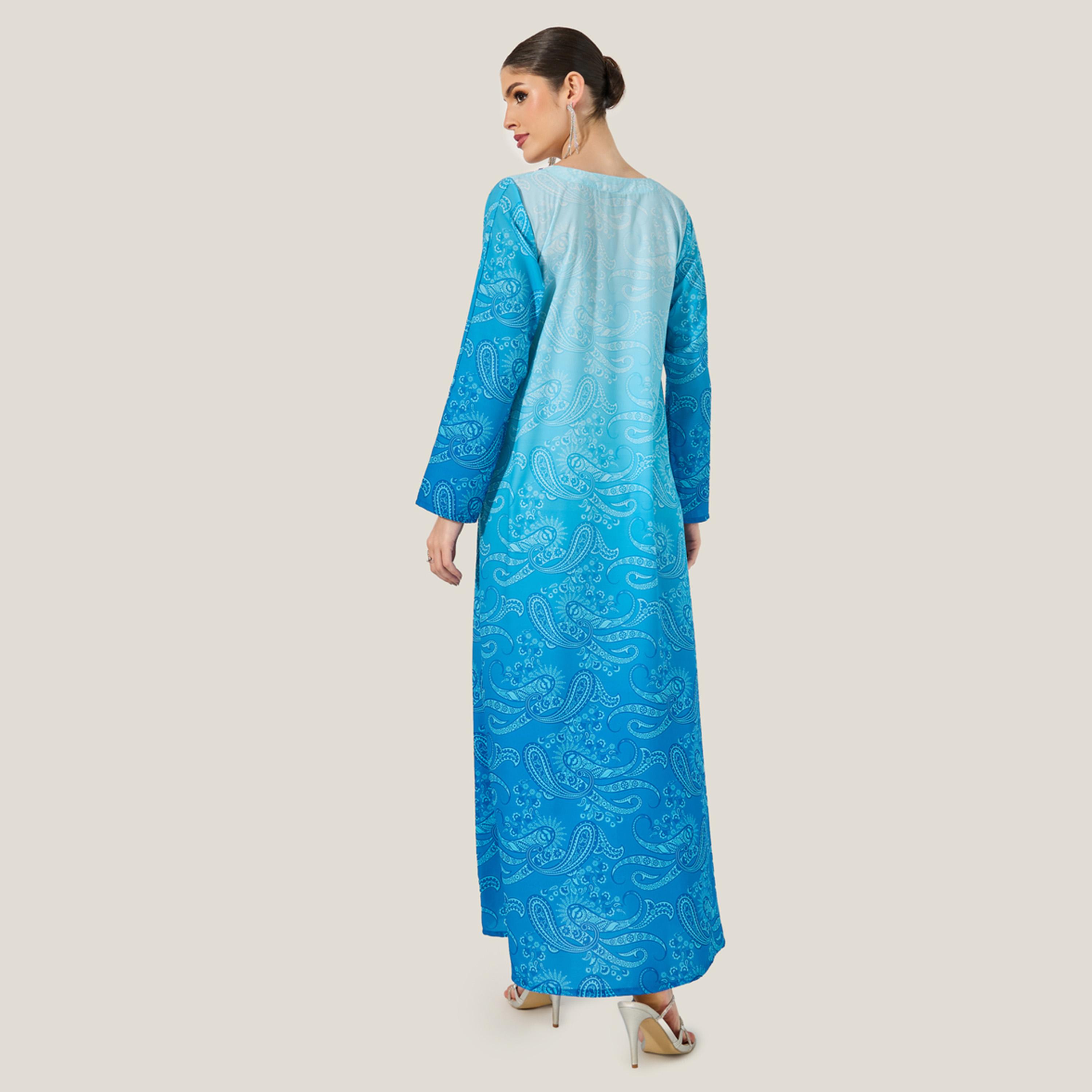 أميرة x ستايلي جلابية بطبعة أومبري وتفاصيل مُطرّزة-women-arabicclothing-jalabiyas-image-5