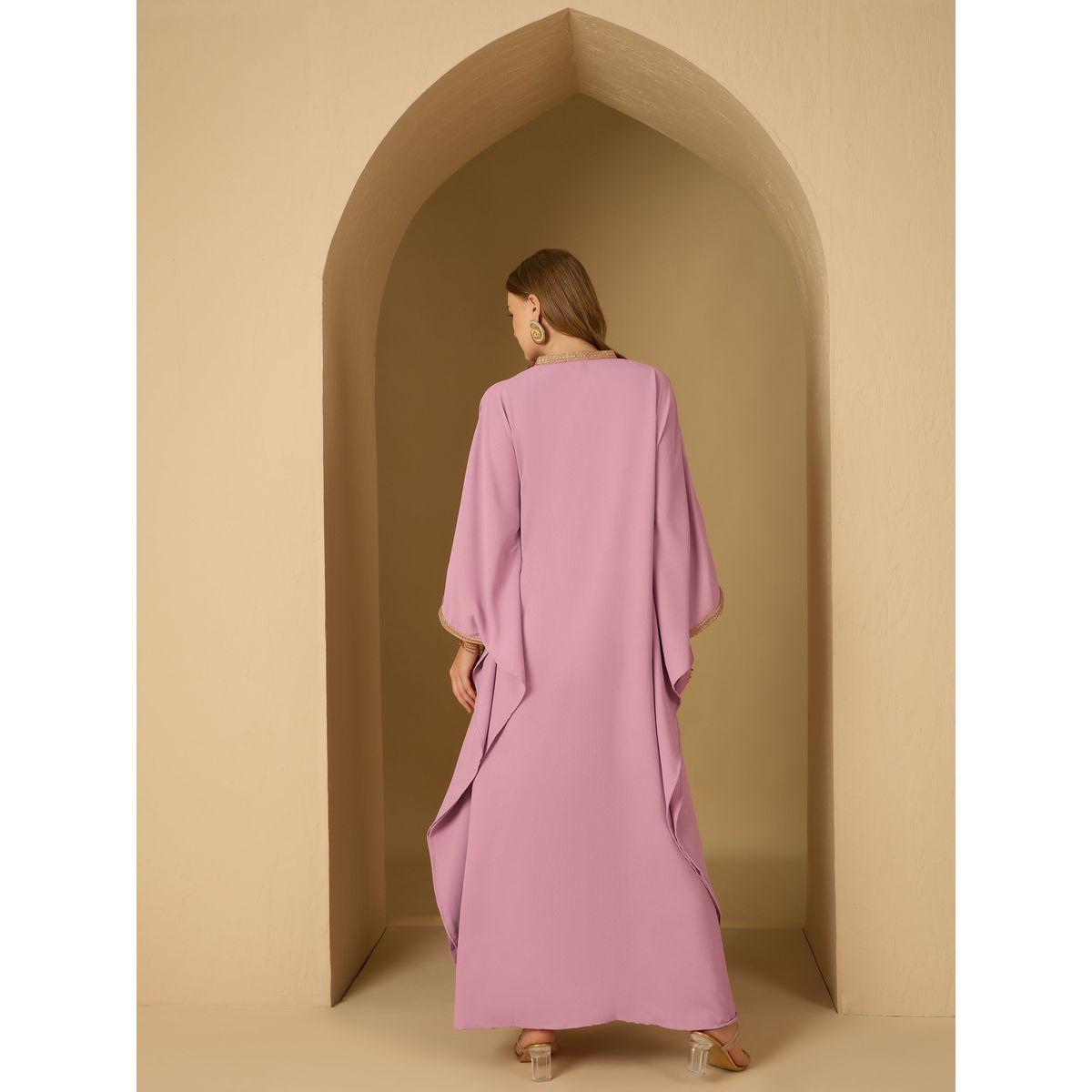 أميرة x ستايلي قفطان مزين بتفاصيل مُنمقة-women-arabicclothing-kaftan-image-5