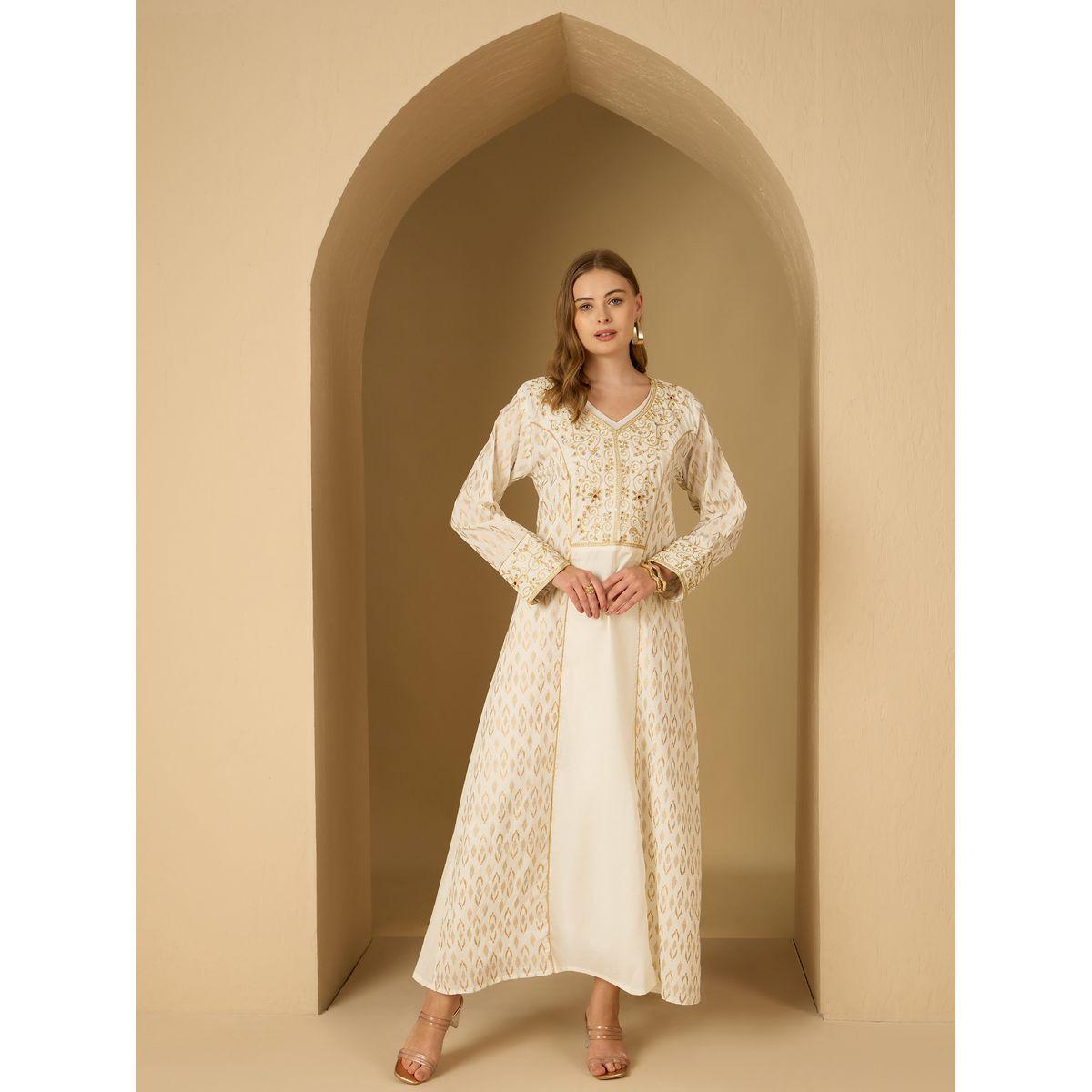 جلابية مزينة بطبعات وتفاصيل مُطرزة-women-arabicclothing-jalabiyas-image-2