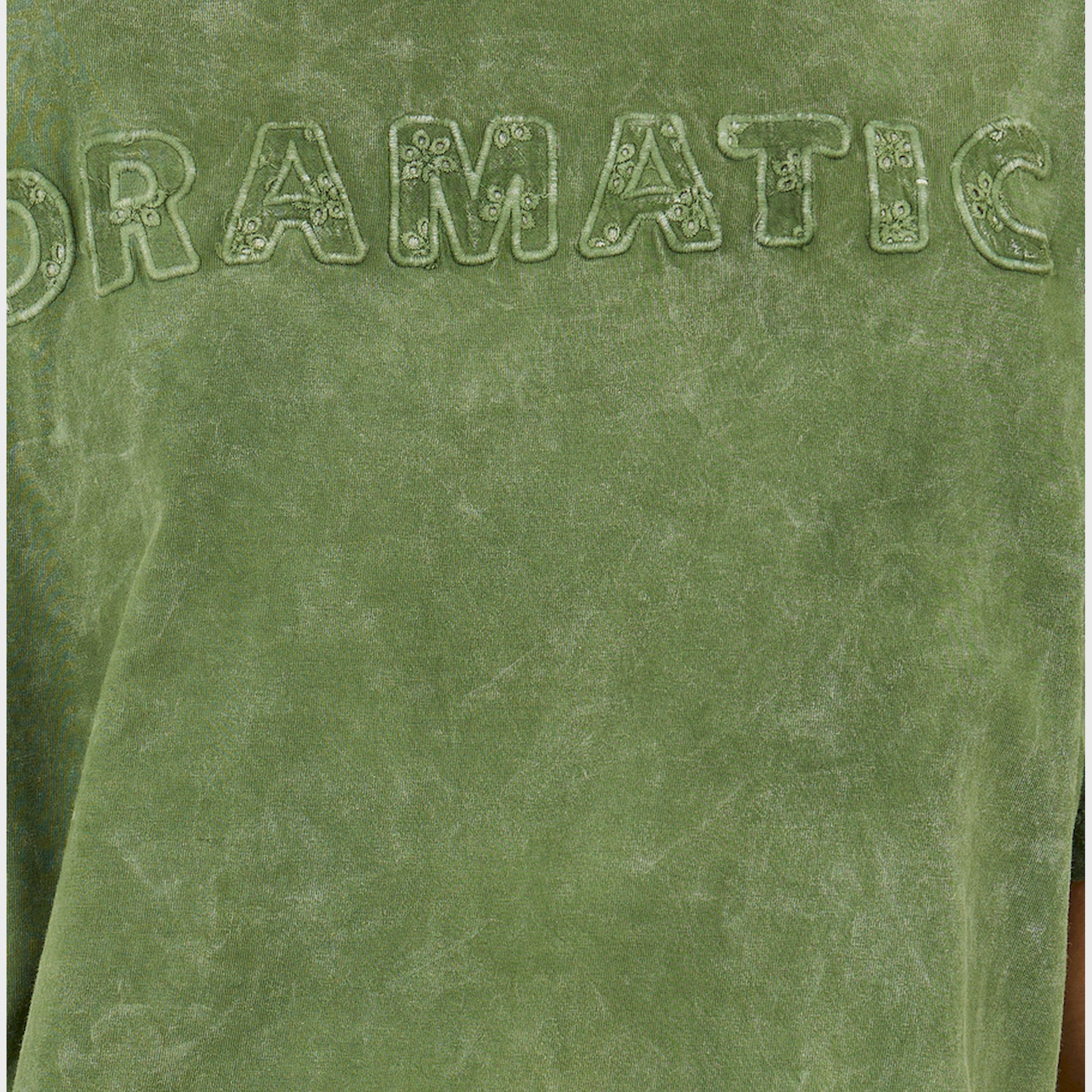 Styli Acid Wash Slogan Detail Round Neck Oversized T-Shirt-women-clothing-tshirts-image-4