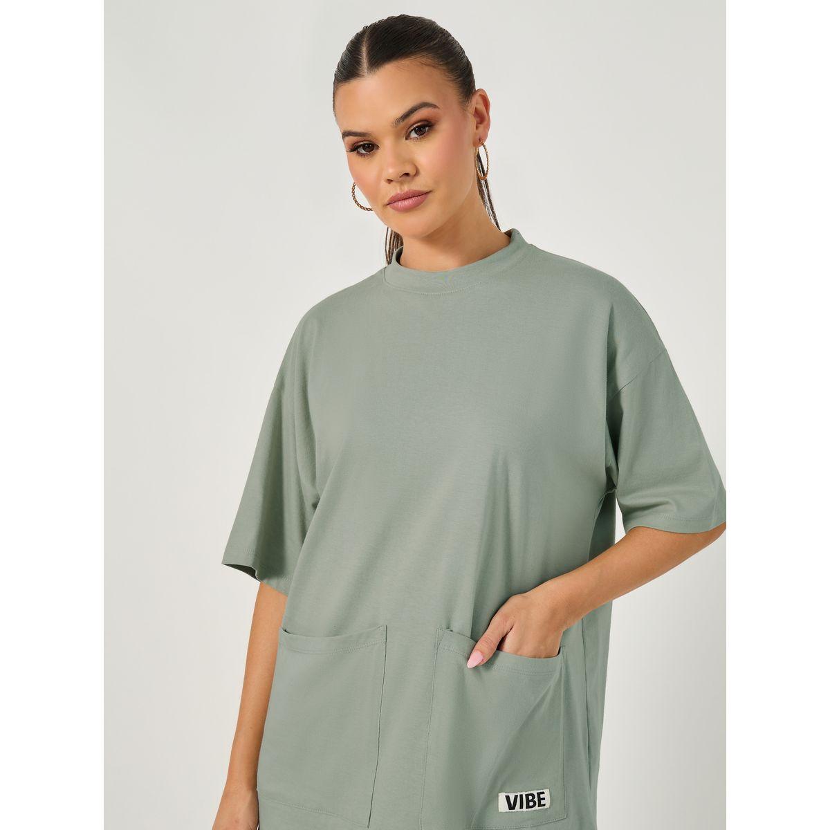 Oversized Utility Pocket T-Shirt with Patch Work Detail-women-clothing-tshirts-image-5