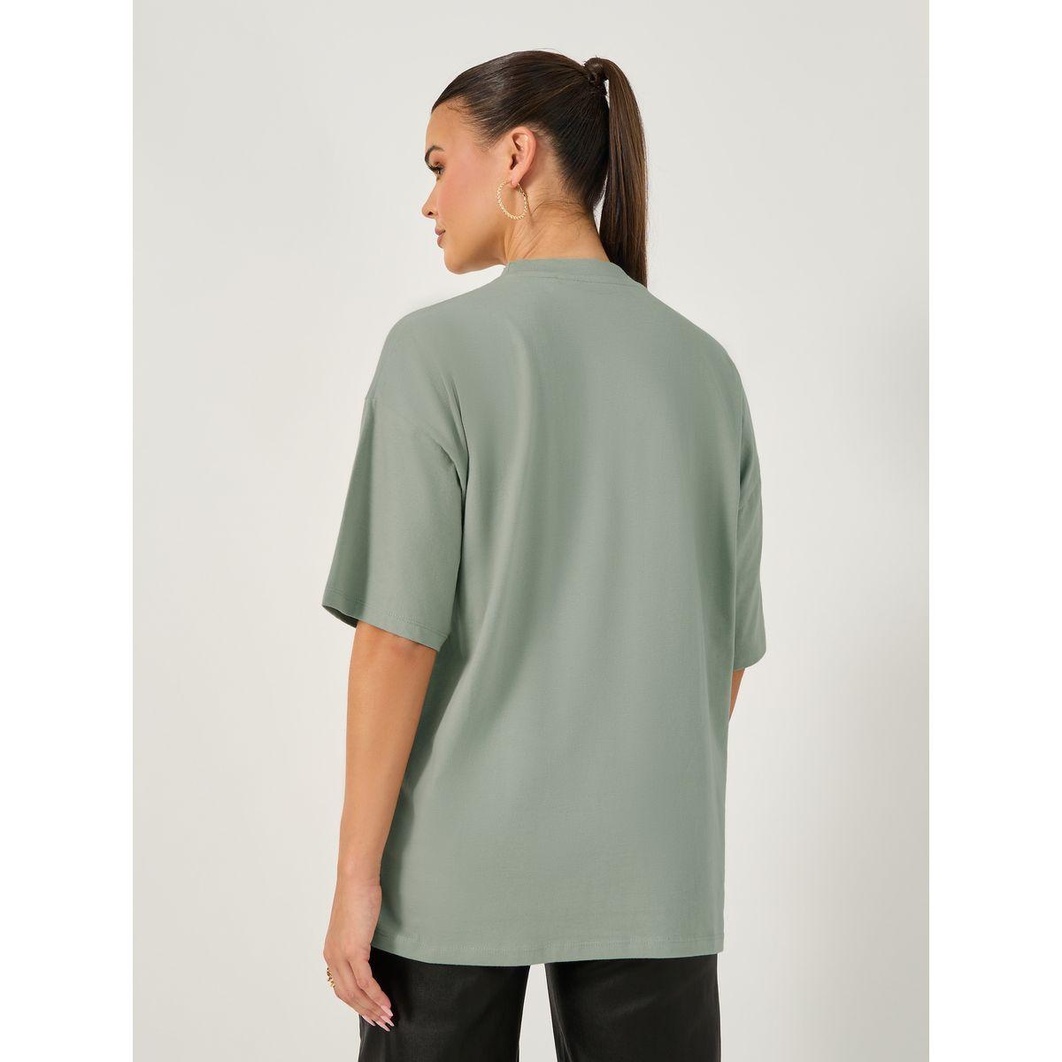 Oversized Utility Pocket T-Shirt with Patch Work Detail-women-clothing-tshirts-image-6