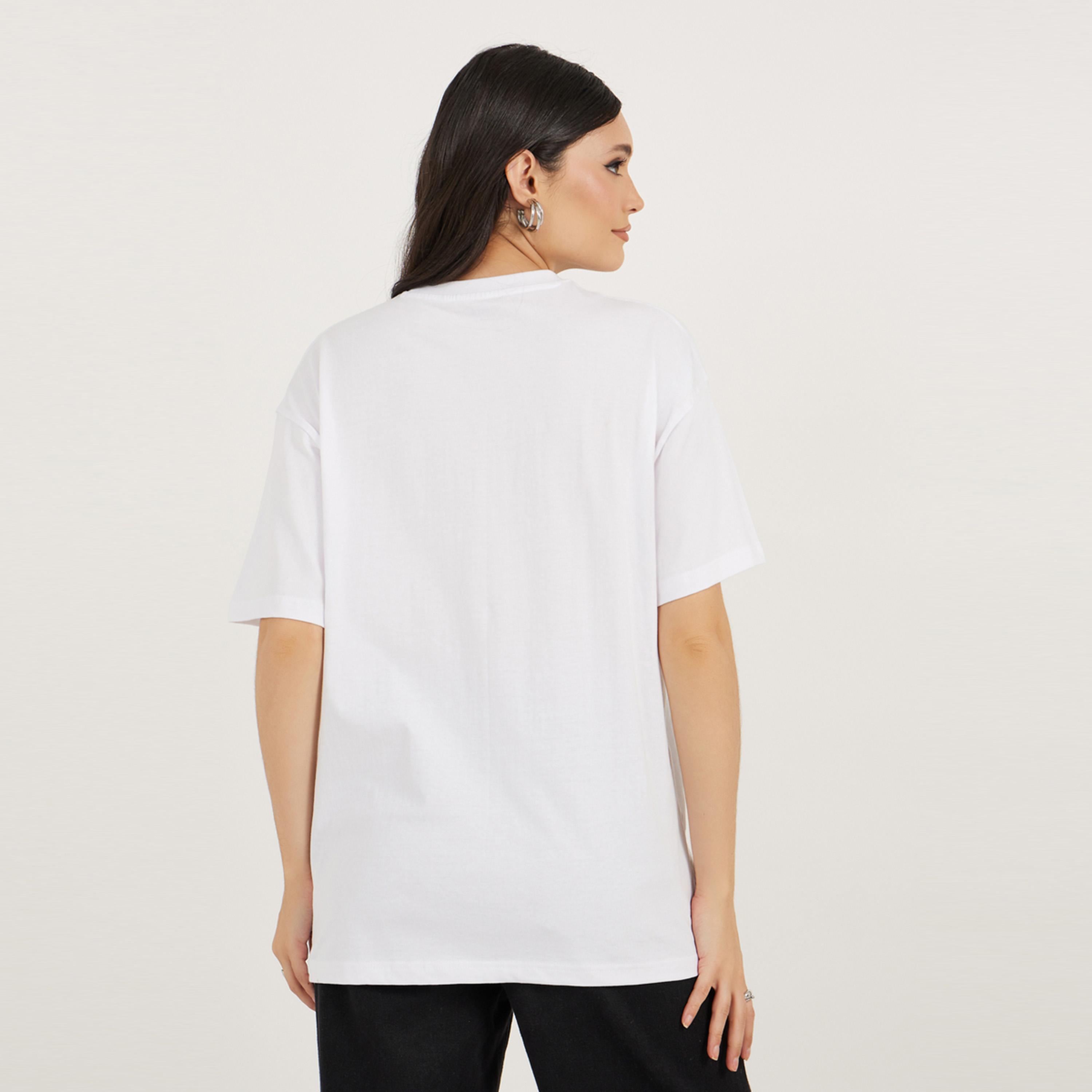 Styli Oversized Rhinestone Embellished Slogan T-Shirtâ€‹-women-clothing-tshirts-image-5