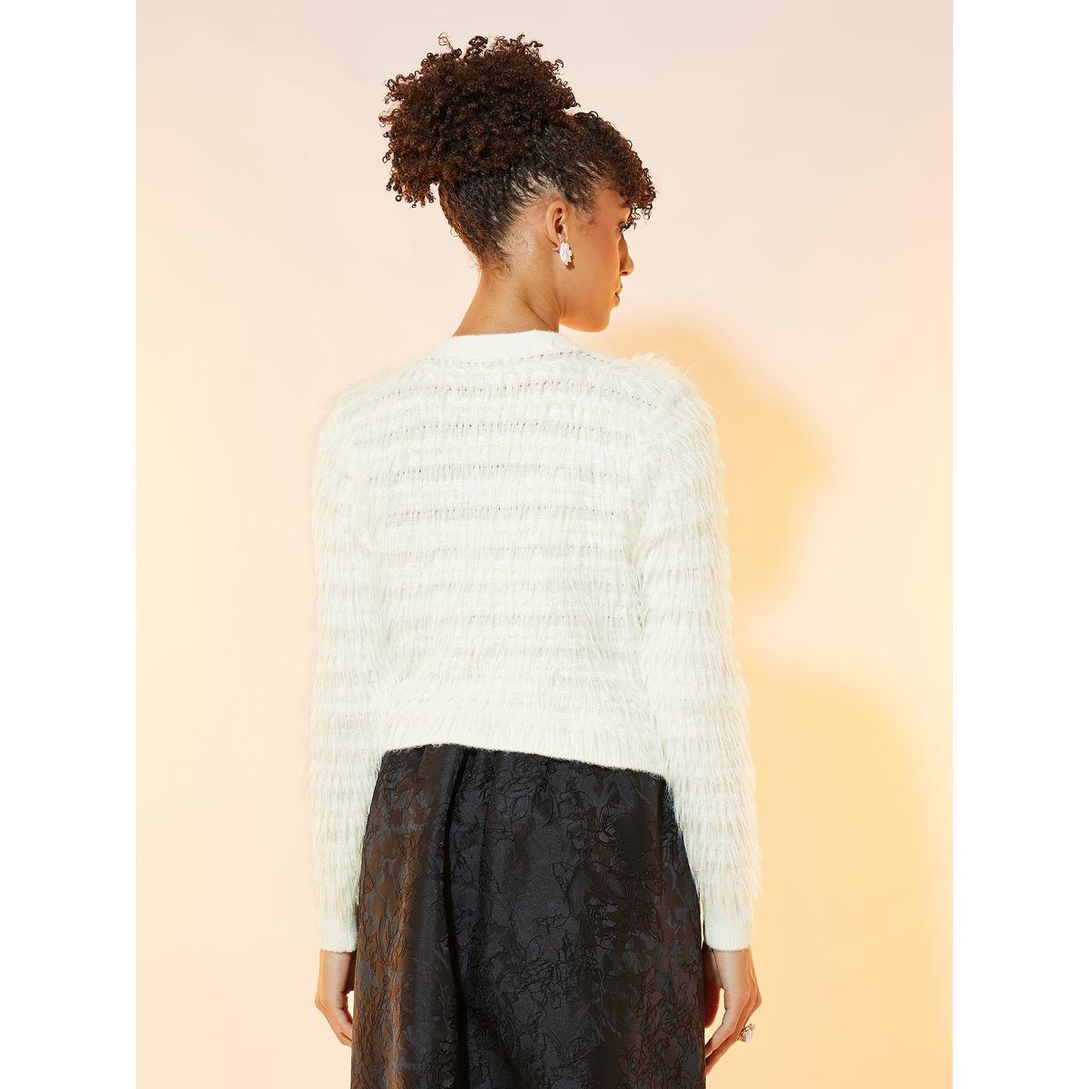 كارديجان مزين بشراشيب مع أزرار غلق-women-winterwear-cardigansandjumpers-cardigans-image-4