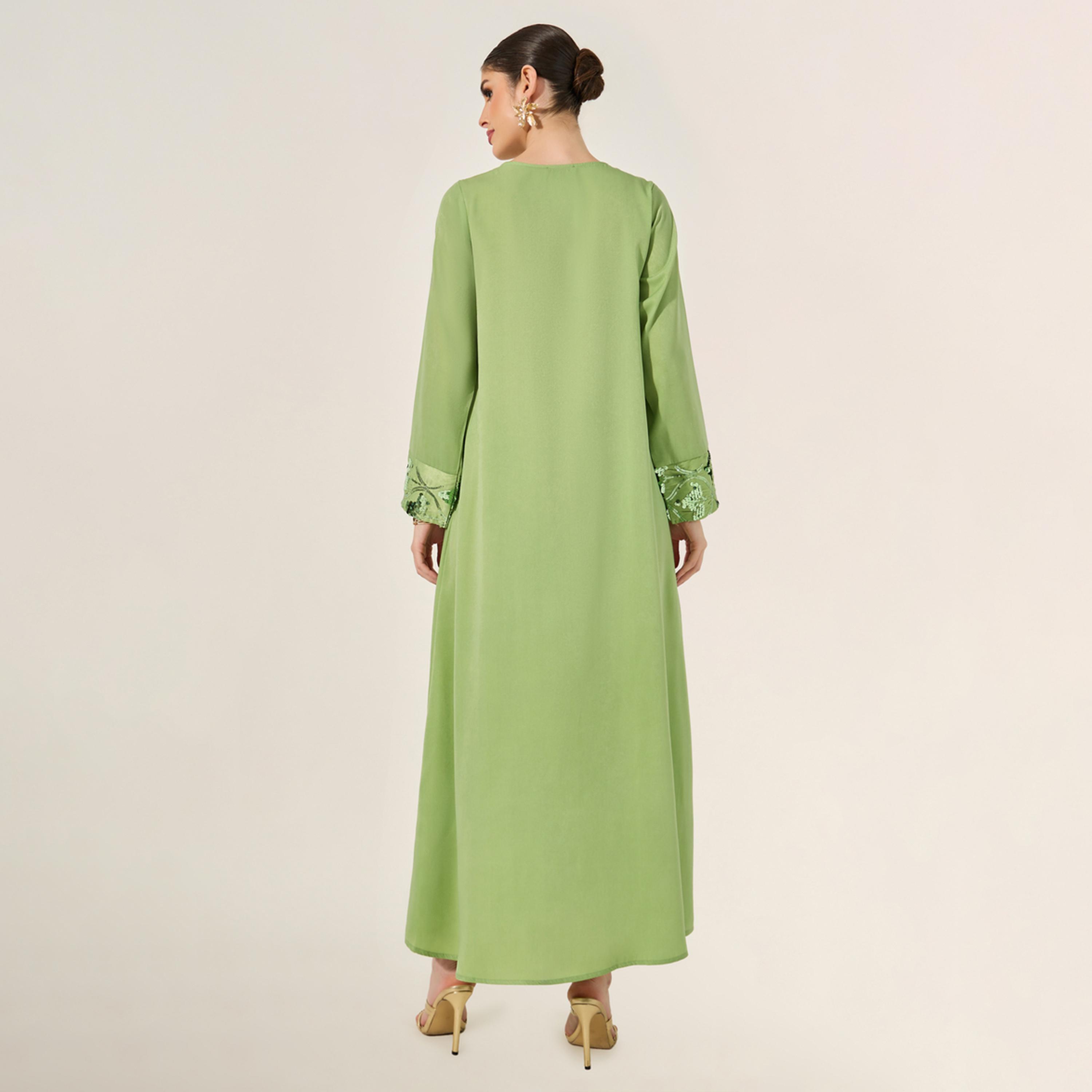 أميرة x ستايلي جلابية منمقة بالترتر مع ياقة دائرية-women-arabicclothing-jalabiyas-image-5