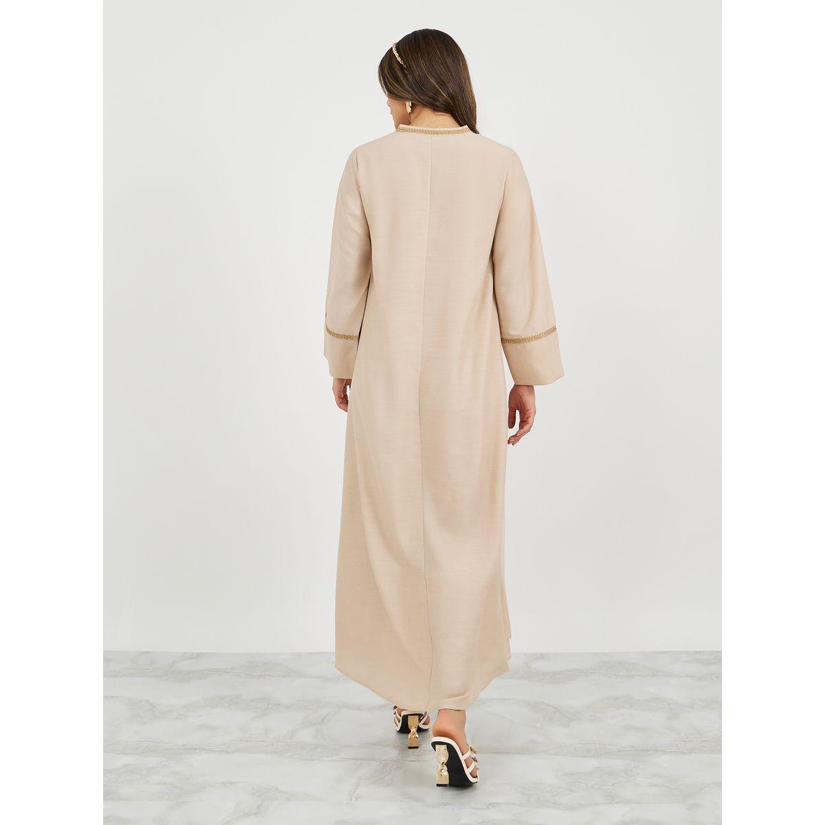 جلابية بتفاصيل دانتيل على شكل حرف A-women-arabicclothing-jalabiyas-image-6