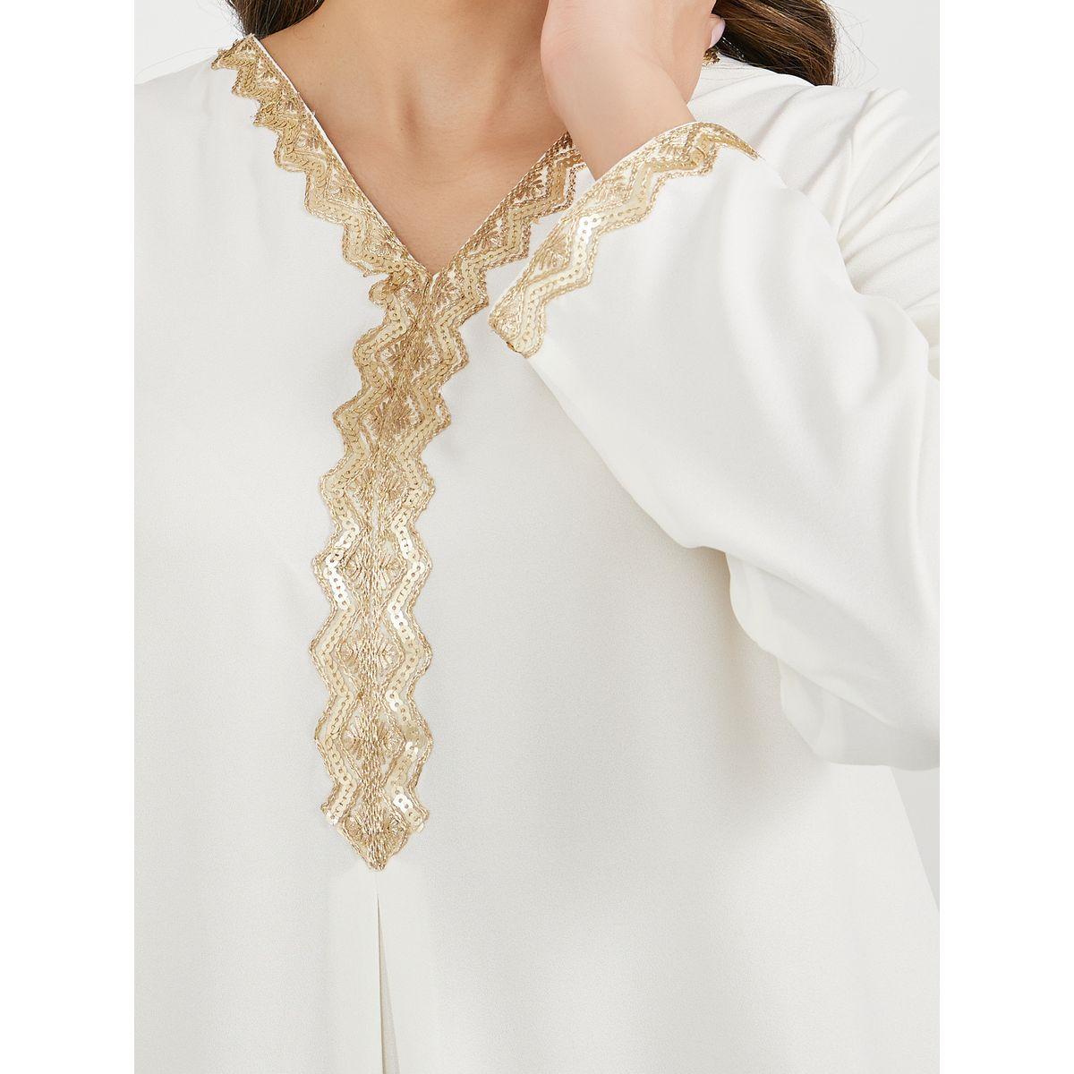 جلابية طويلة بحافة واسعة وتفاصيل دانتيل-women-arabicclothing-jalabiyas-image-4