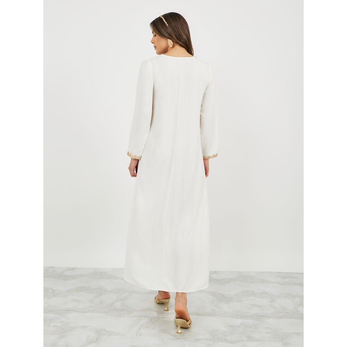 جلابية طويلة بحافة واسعة وتفاصيل دانتيل-women-arabicclothing-jalabiyas-image-6