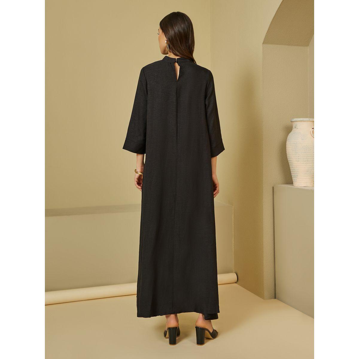 جلابية بياقة عالية وتفاصيل دانتيل-women-arabicclothing-jalabiyas-image-4