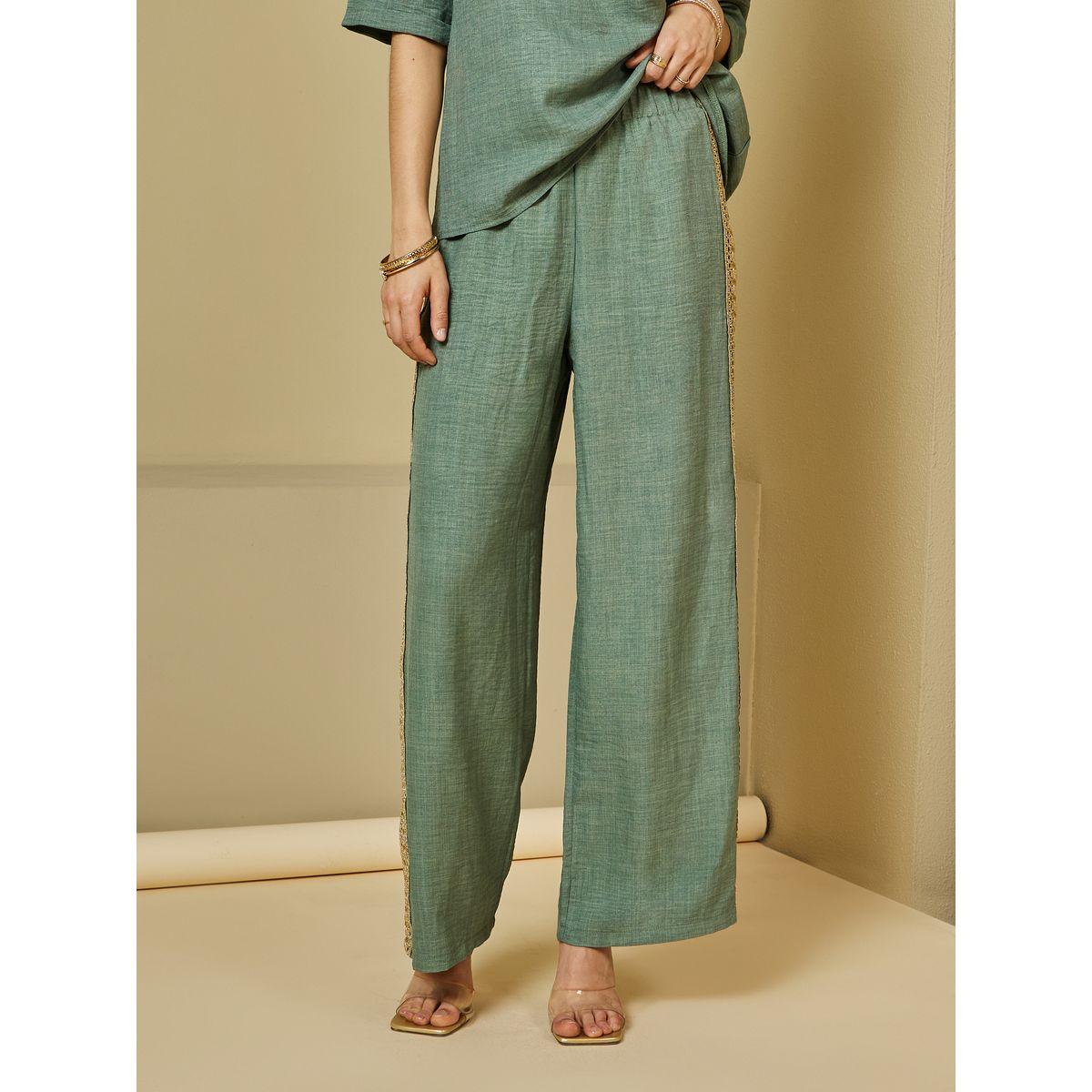 طقم منسق من بنطال بأرجل واسعة وبلوزة فضفاضة-women-clothing-coordsets-image-5