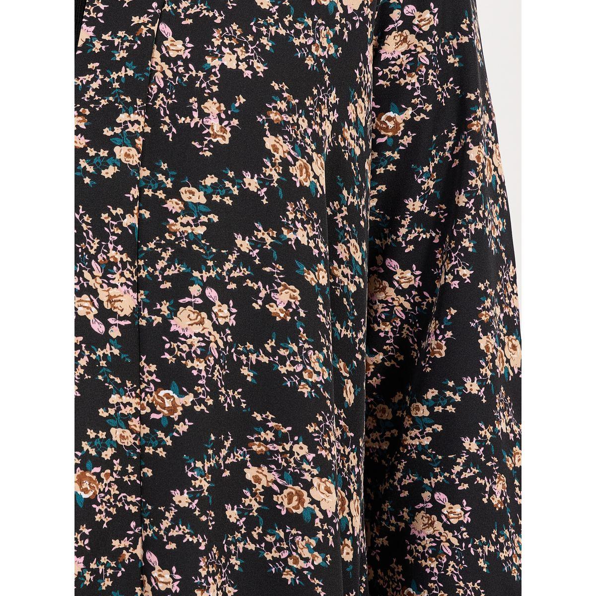 Styli All-Over Floral Print Open Front Abaya-women-arabicclothing-abayas-image-3