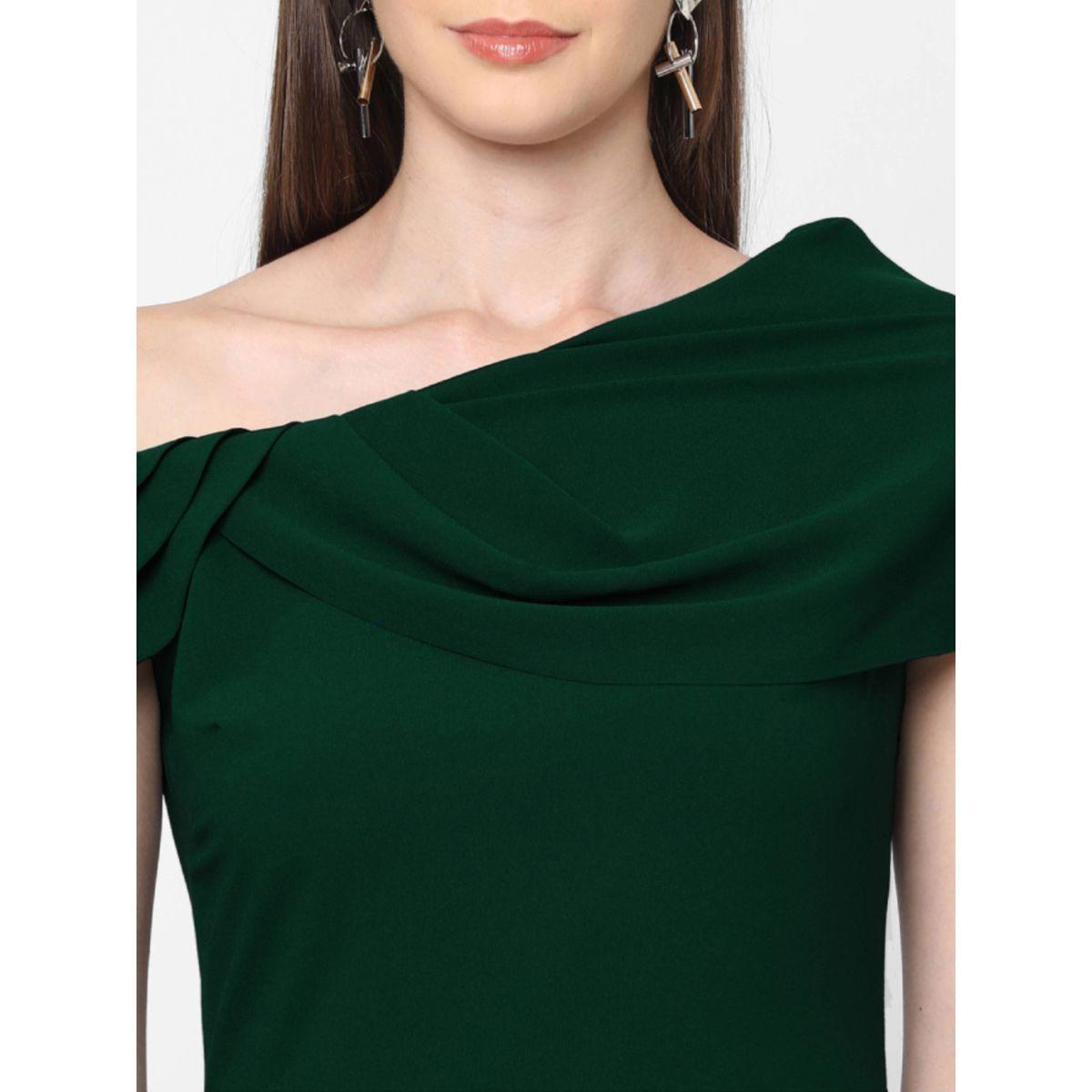 فستان طويل بكتف واحد وشق ميش × ستايلي-women-clothing-dresses-image-2