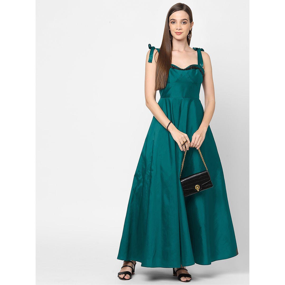 Mish X Styli  Sweetheart Neck Beaded Bustier Style Maxi Dress-women-clothing-dresses-image-1
