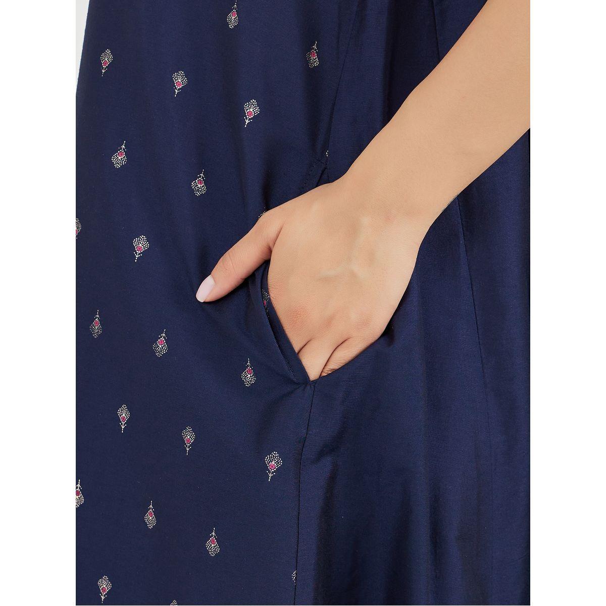 Textured Foil Print Flared Jalabiya-women-arabicclothing-jalabiyas-image-5