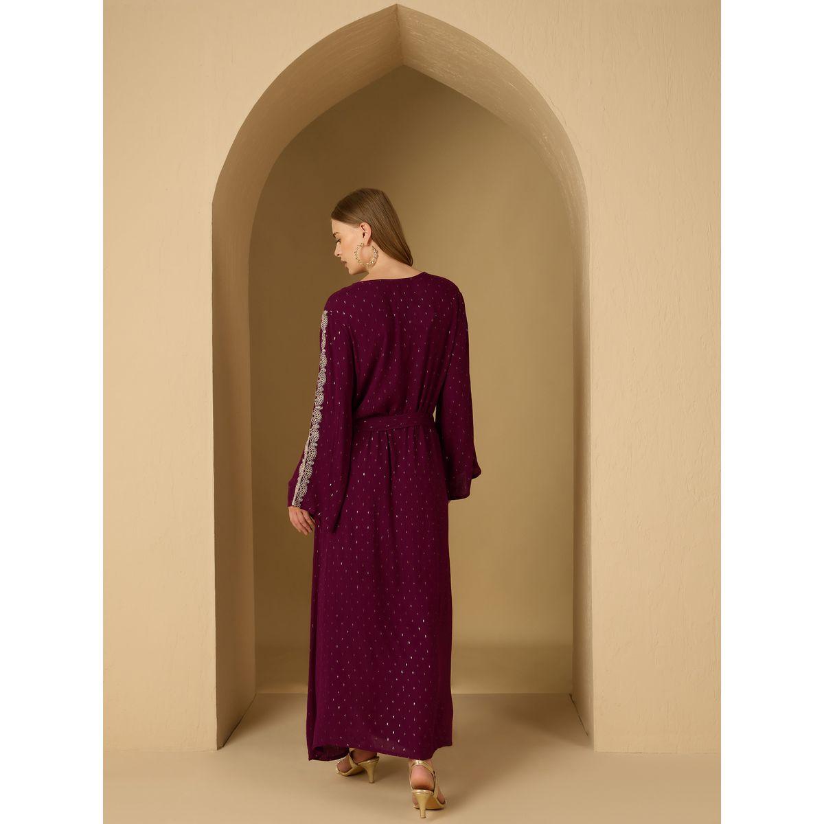 جلابية بتفاصيل مُطرزة مع حزام خصر-women-arabicclothing-jalabiyas-image-5