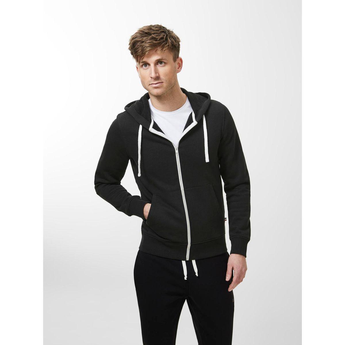 Produkt Basic Hooded Sweatshirt with Full Zip-men-winterwear-hoodiesandsweatshirts-image-1