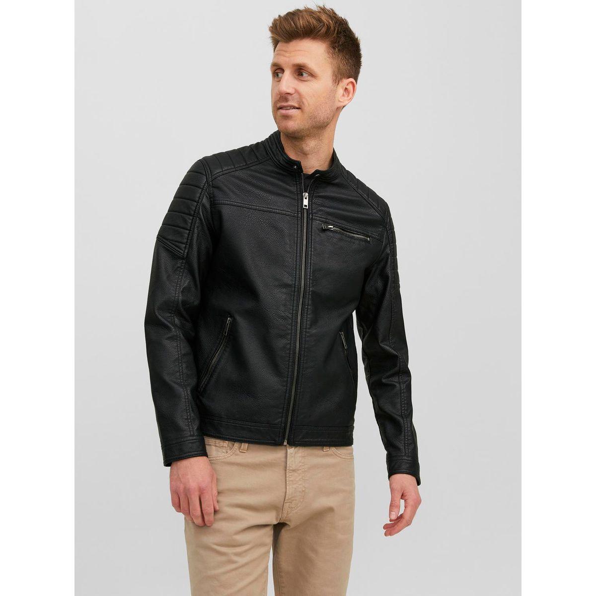 جاكيت بايكر بجيوب وسحَّاب غلق-men-clothing-jacketsandblazers-jackets-image-1