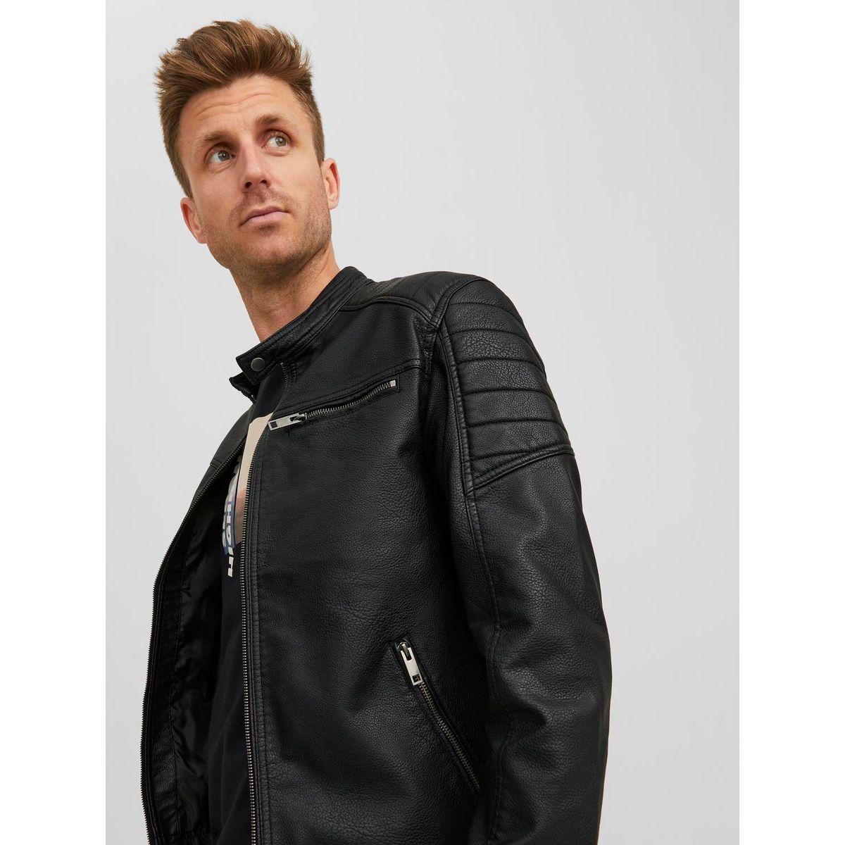 جاكيت بايكر بجيوب وسحَّاب غلق-men-clothing-jacketsandblazers-jackets-image-2