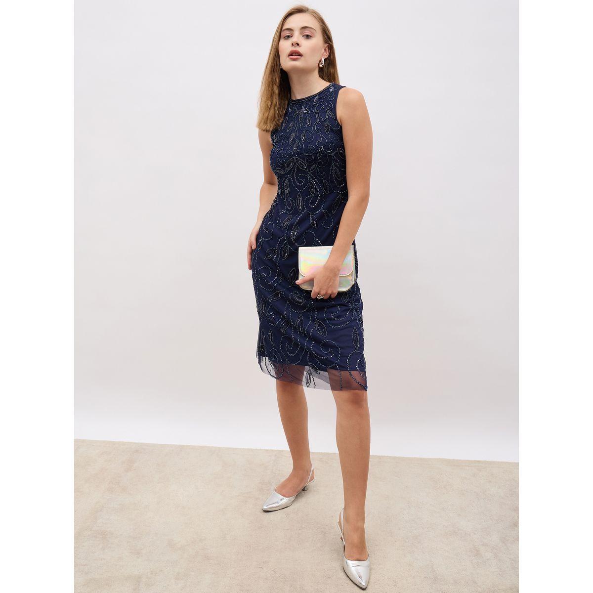 فستان بطول الركبة بلا أكمام-women-clothing-dresses-image-1