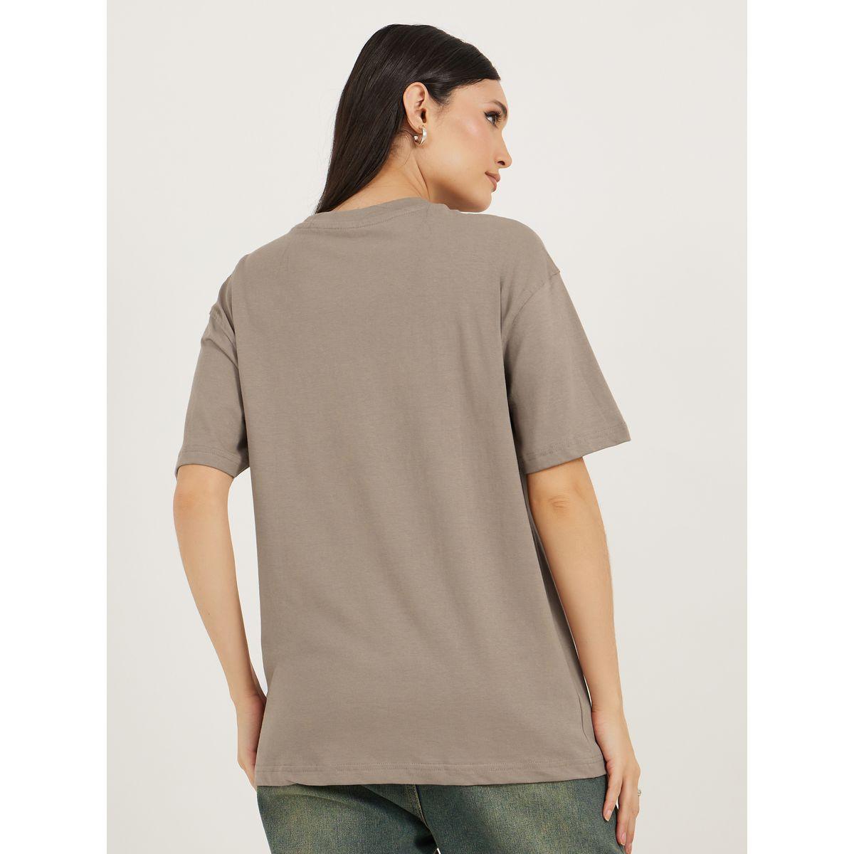 Styli Oversized Embroidered Slogan T-Shirtâ€‹ with Dropped Shoulder-women-clothing-tshirts-image-4
