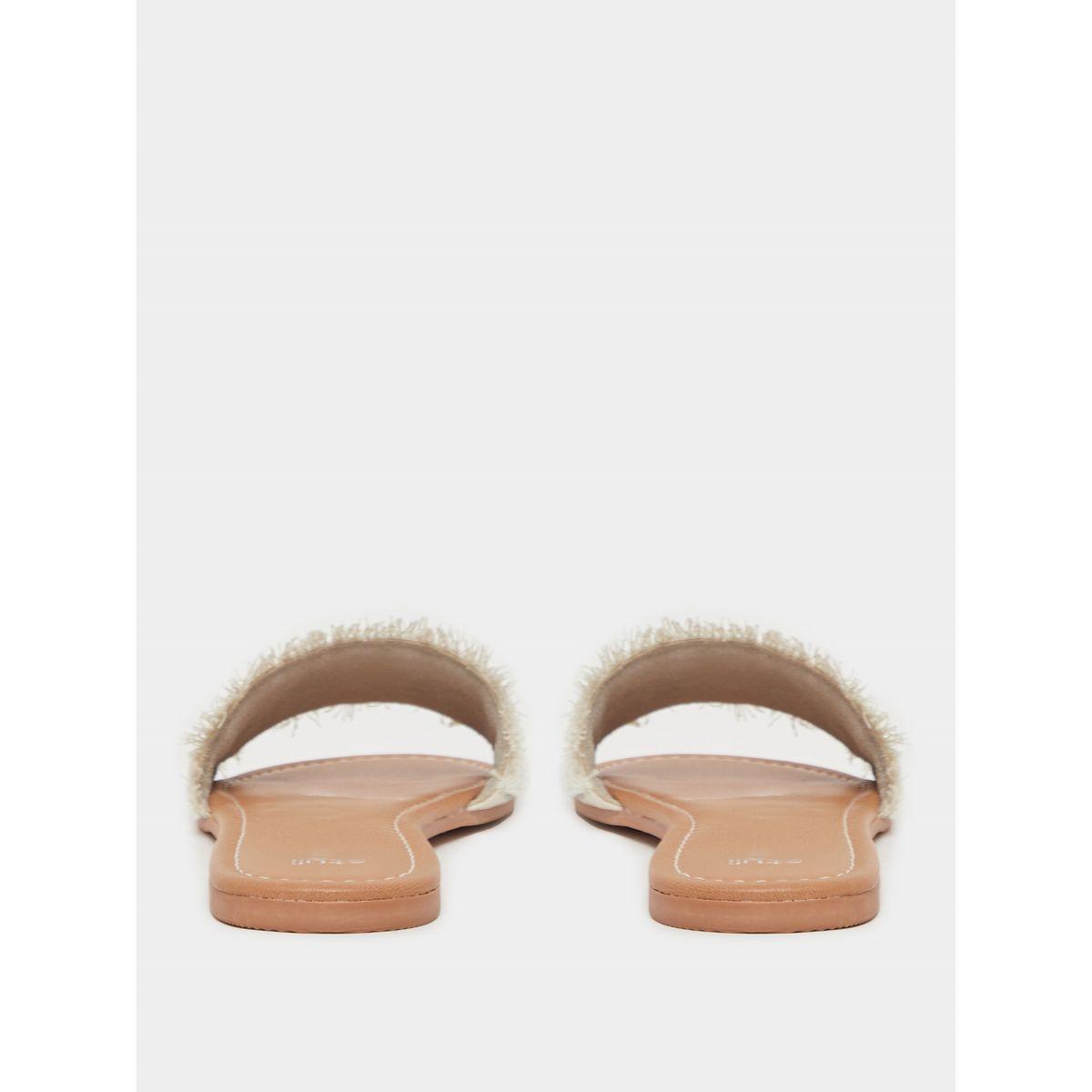 Textured Pearl Embellished Flat Sandals-women-shoes-sandals-flats-image-4