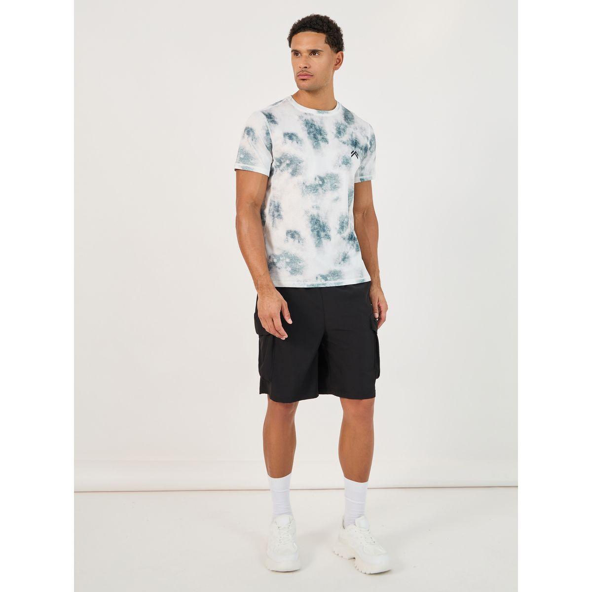 Tie-Dye Print Workout T-Shirt with Logo Detail-men-clothing-sportswearandactivewear-tshirtsandpolos-image-2