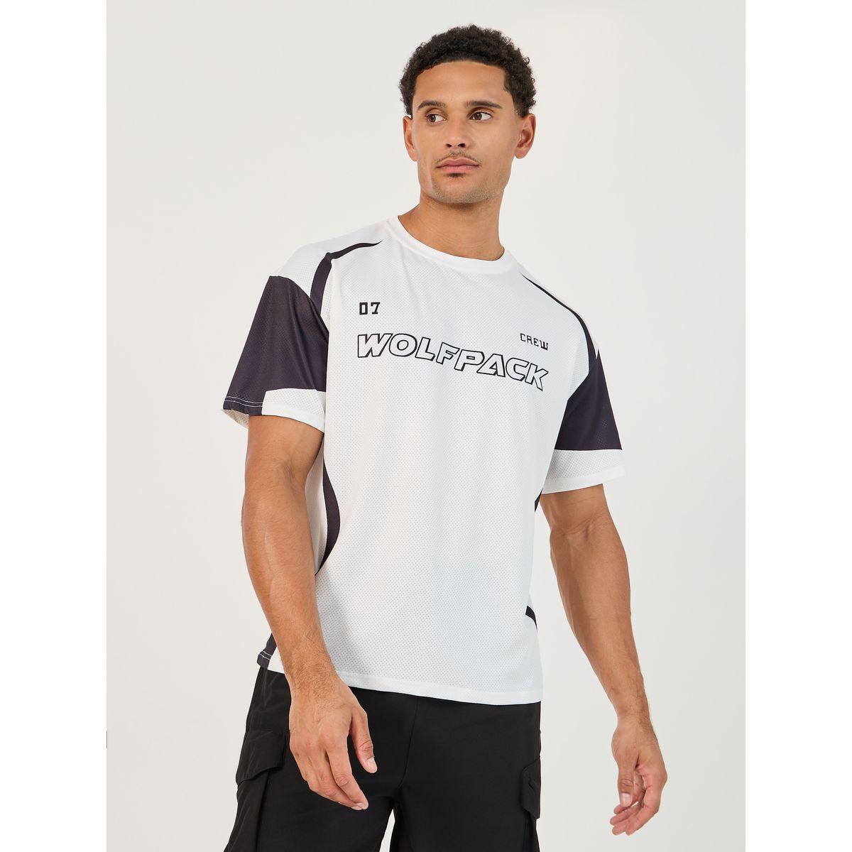 Color Block Athleisure Mesh Printed T-Shirt-men-clothing-sportswearandactivewear-tshirtsandpolos-image-1
