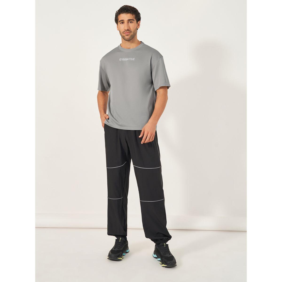 Styli Active Slogan Print Ultra Lightweight Workout Oversized T-Shirt-men-clothing-sportswearandactivewear-tshirtsandpolos-image-2