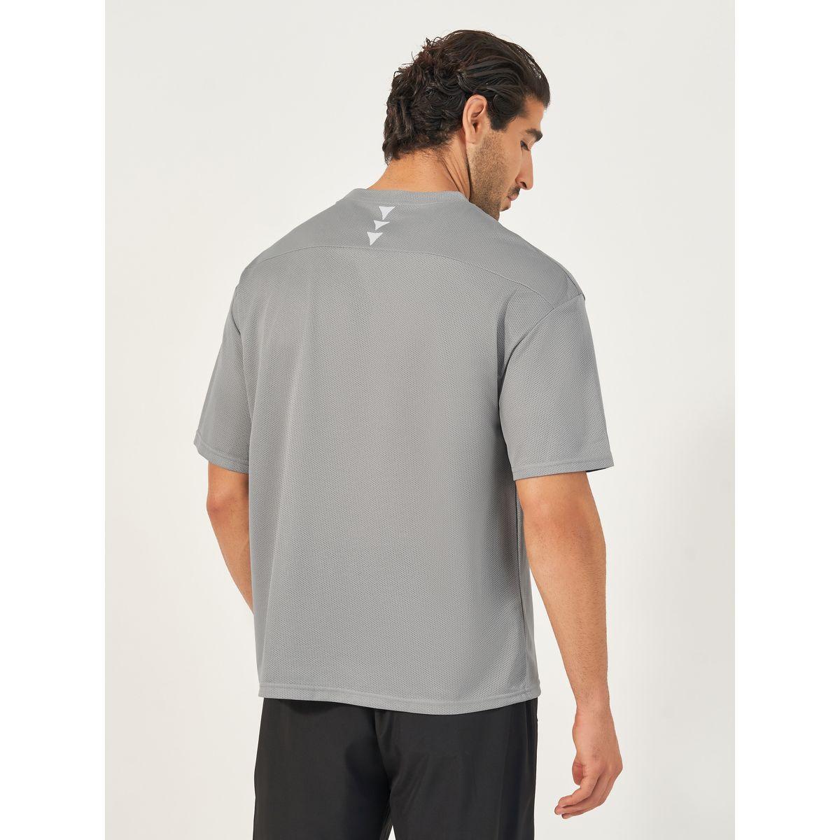 Styli Active Slogan Print Ultra Lightweight Workout Oversized T-Shirt-men-clothing-sportswearandactivewear-tshirtsandpolos-image-4