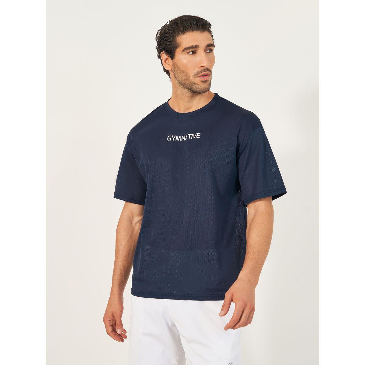 Styli Active Slogan Print Ultra Lightweight Workout Oversized T-Shirt-men-clothing-sportswearandactivewear-tshirtsandpolos-image-3