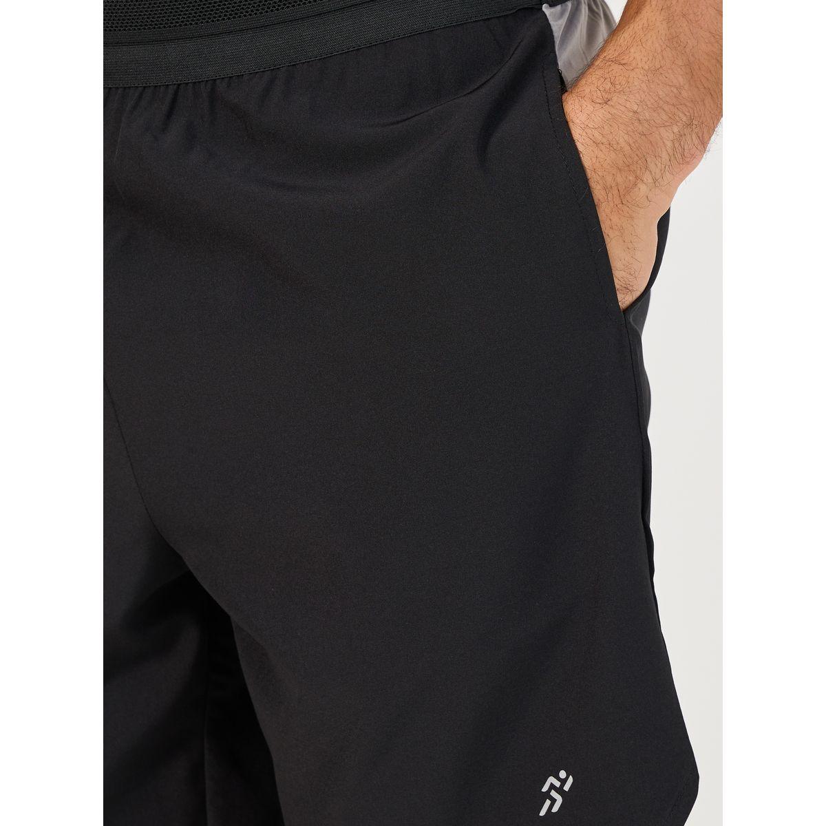 شورت رياضي منسوج بخصر مطاطي-men-clothing-sportswearandactivewear-bottoms-image-3