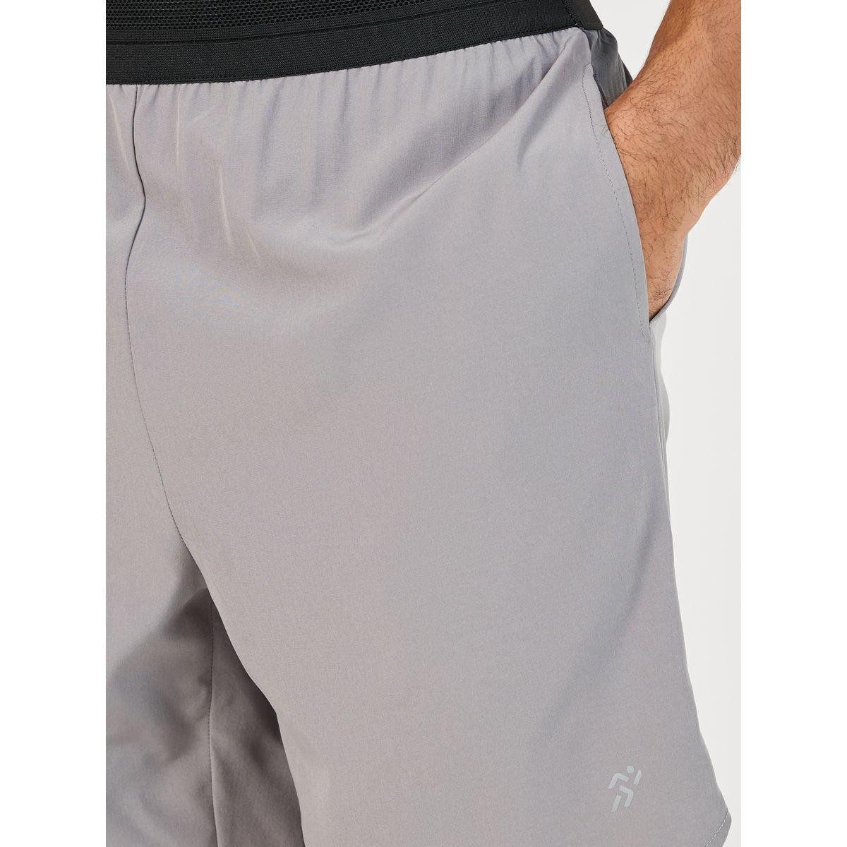4-Way Stretch Contrast Back Yoke Elasticated Waist Woven Training Shorts-men-clothing-sportswearandactivewear-bottoms-image-3