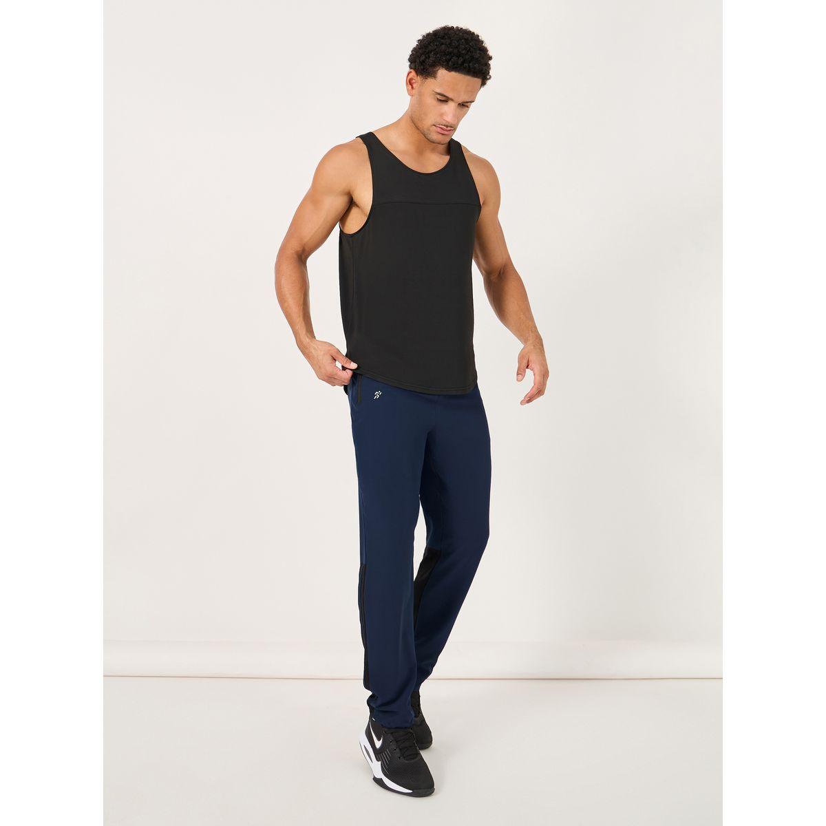 Styli 4-Way Stretch Contrast Panel Training Track Pants-men-clothing-sportswearandactivewear-bottoms-image-2