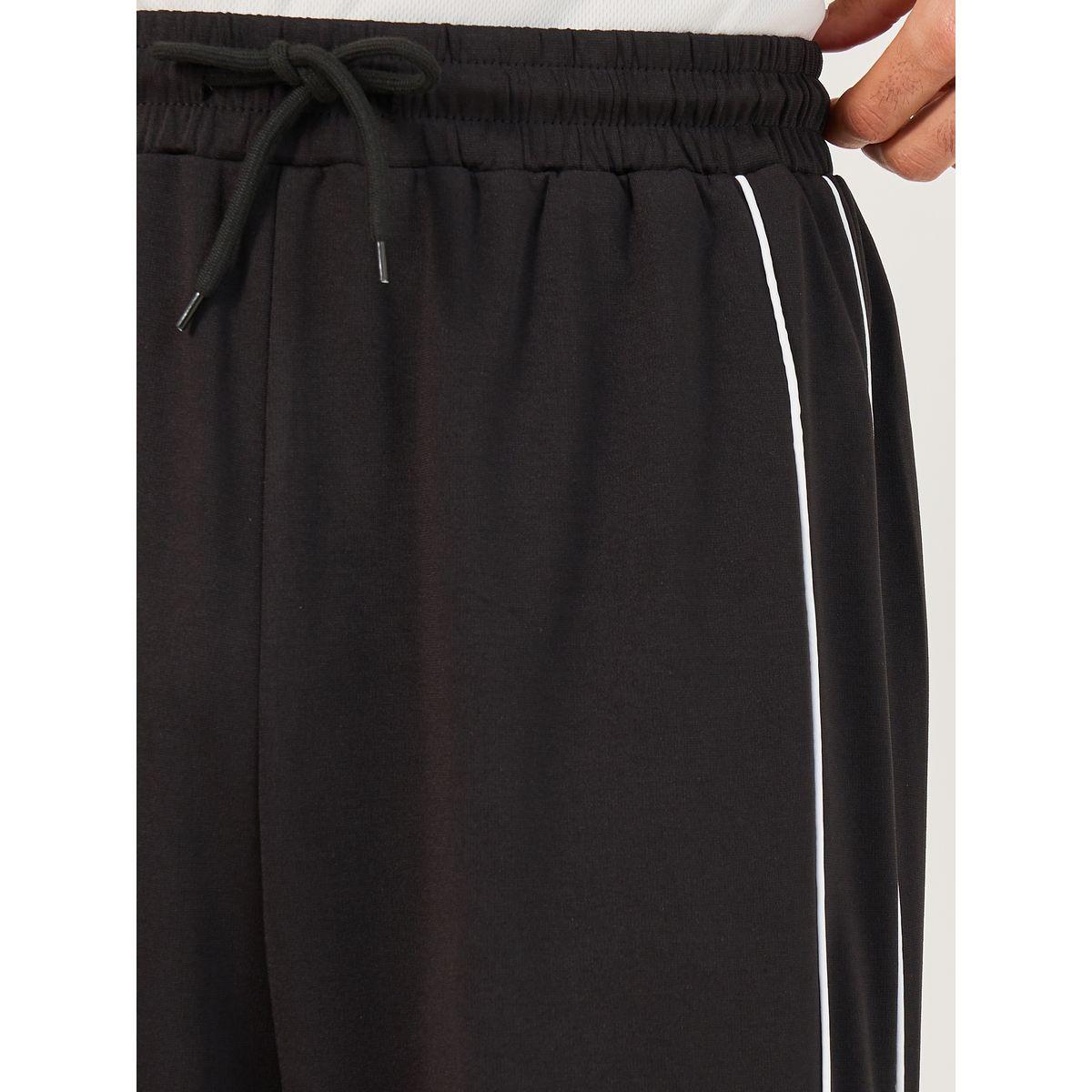Styli Ponte Knit Contrast Side Piping Athleisure Oversized Track Pants-men-clothing-sportswearandactivewear-bottoms-image-3