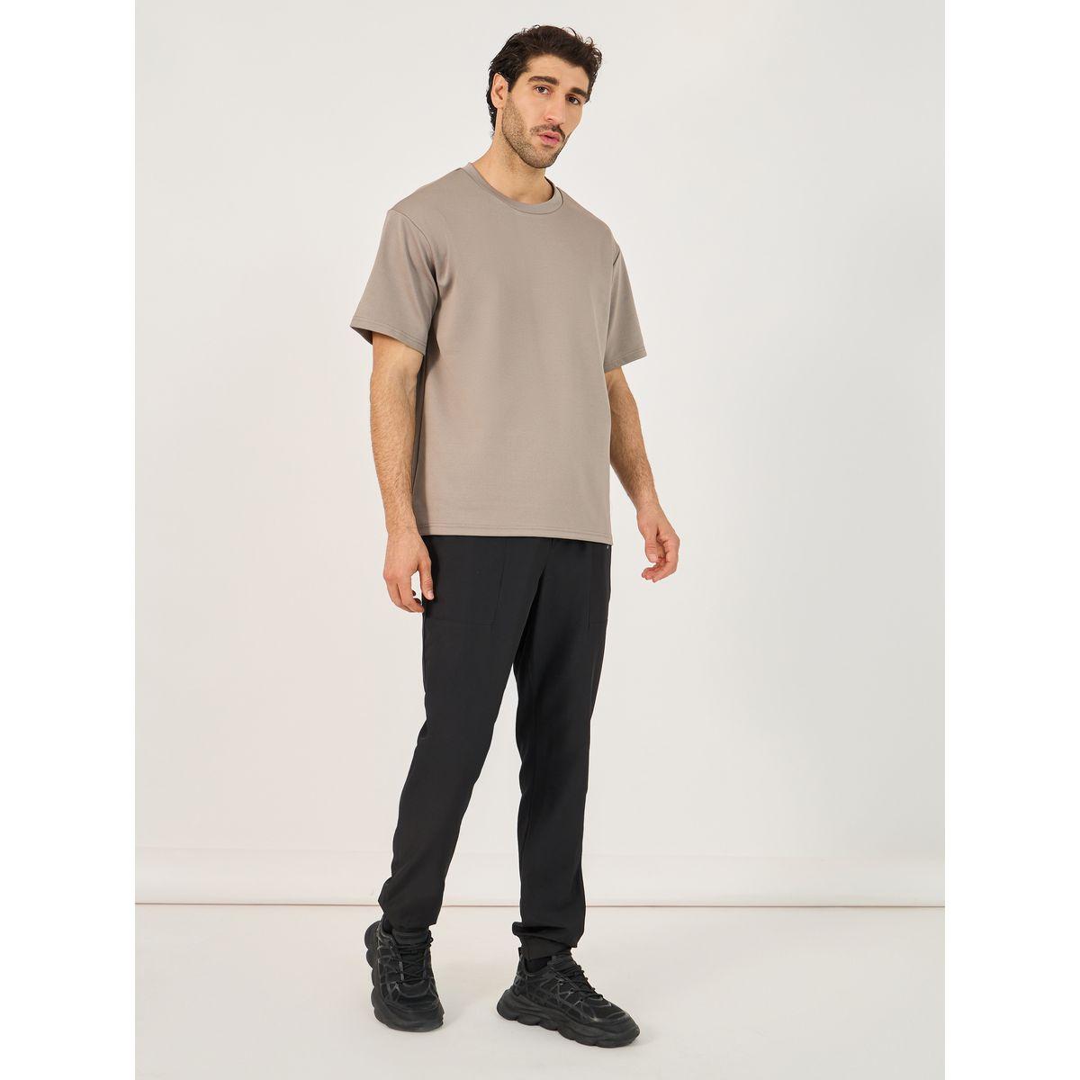 Styli 4-Way Stretch Cut & Sew Panel Slim Fit Workout Track Pants-men-clothing-sportswearandactivewear-bottoms-image-2