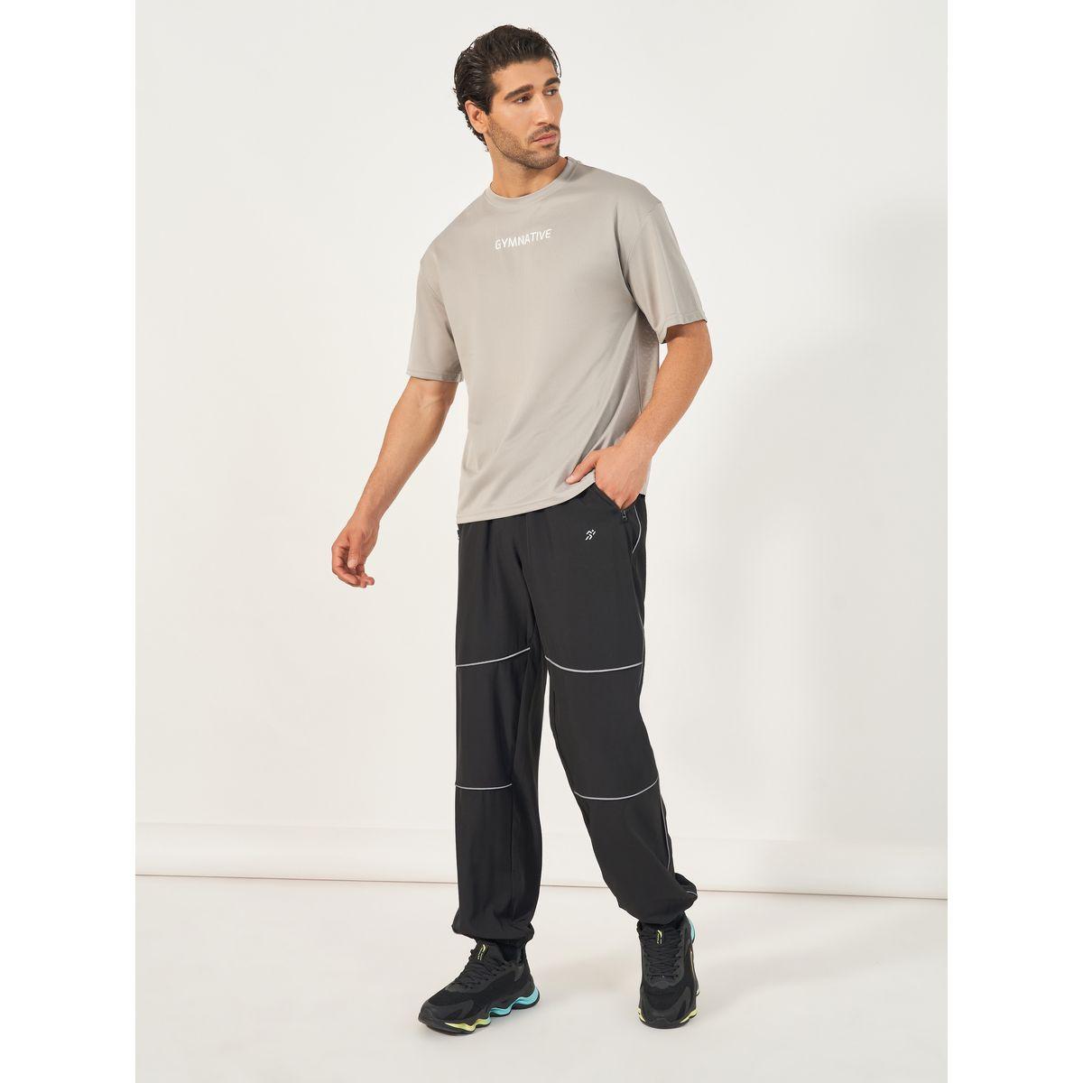 بنطال رياضي بنمط كارجو وتفاصيل مُتباينة-sports-men-clothing-bottoms-image-2
