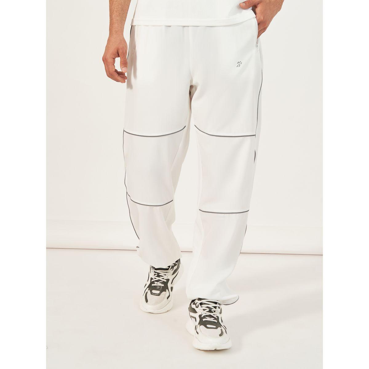 Styli Active 4-Way Stretch Woven Cargo Fit Training Track Pants with Contrast Piping Detail-men-clothing-sportswearandactivewear-bottoms-joggers-image-1