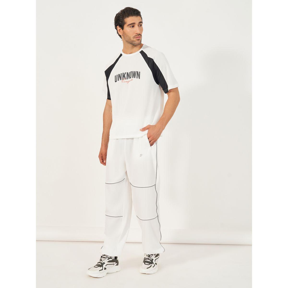 Styli Active 4-Way Stretch Woven Cargo Fit Training Track Pants with Contrast Piping Detail-men-clothing-sportswearandactivewear-bottoms-joggers-image-2